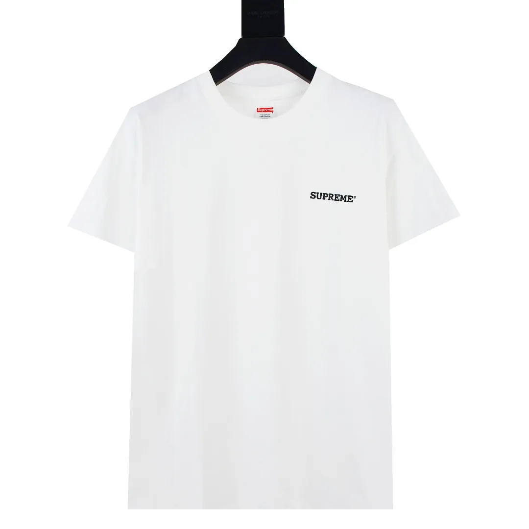 🅿️130 S155 top version Supreme 24SS Patchwork Tee T-shirt with colorful logo letters printed on the back. Refuse to look at pictures to make products. Refuse to compare wrong versions. Use cylindrical seamless technology (original technology. There are no stitched bones on the side of the clothes. Key points of identification) The fabrics are all custom-woven and dyed, 280g weight, 100% cotton, cylindrical fabric. Cylindrical fabric is a knitted fabric woven with a cylinder loom. The needles are distributed in a cylindrical shape on the fuselage. The gray fabric is a large cylinder, which needs to be opened and shaped before it can be used further. There are no slits on the side of the clothes, so there is no washing label on the side of ordinary short-sleeves. There is only one collar label behind the neck. The printing uses thermosetting ink printing imported from Belgium (different from conventional thermal transfer printing), also known as plastic ink, or self-adhesive ink. Its ingredients are: mainly composed of polyvinyl chloride (PVC) and phthalates. PVC and phthalates, solid color The thermoset ink is composed of a mixture of agents, stabilizers, and thickeners. It is not the digital direct printing advertised on the market. The printing texture of thermoset ink cannot be achieved by digital direct printing. The collar label has a watermark anti-counterfeiting effect, a real anti-counterfeiting layer, a version with a high probability of passing the inspection, and a high probability of passing the original packaging picture. Size：S-XL