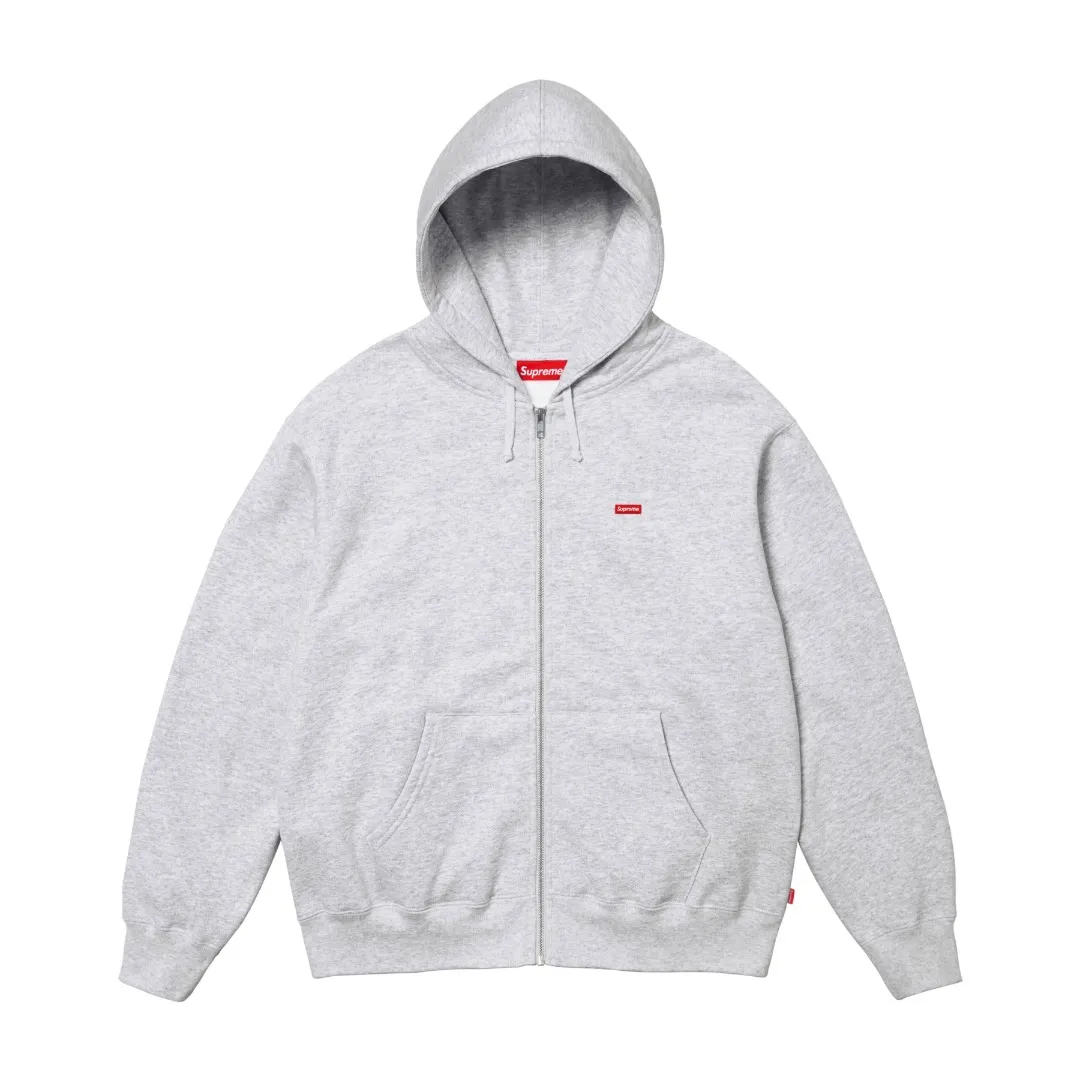 🅿️330 S278 top version Supreme 24FW Small Box small label embroidered zipper cardigan sweatshirt 1. Fabric: According to ZP testing, custom woven and dyed, pure cotton 460G fleece main fabric 2. Process: Imported Behringer embroidery machine operation, exquisite and perfect presentation 3. Hem and cuffs: Customized color matching thread adopts 520G non-elastic thread (Low-end goods use elastic threads to cause the hem and cuffs to appear wavy) 4. Customized ZP YKK zipper/main label/wash label/tag/packaging bag (equipped with an extra-large thickened handbag) Size: S~XL