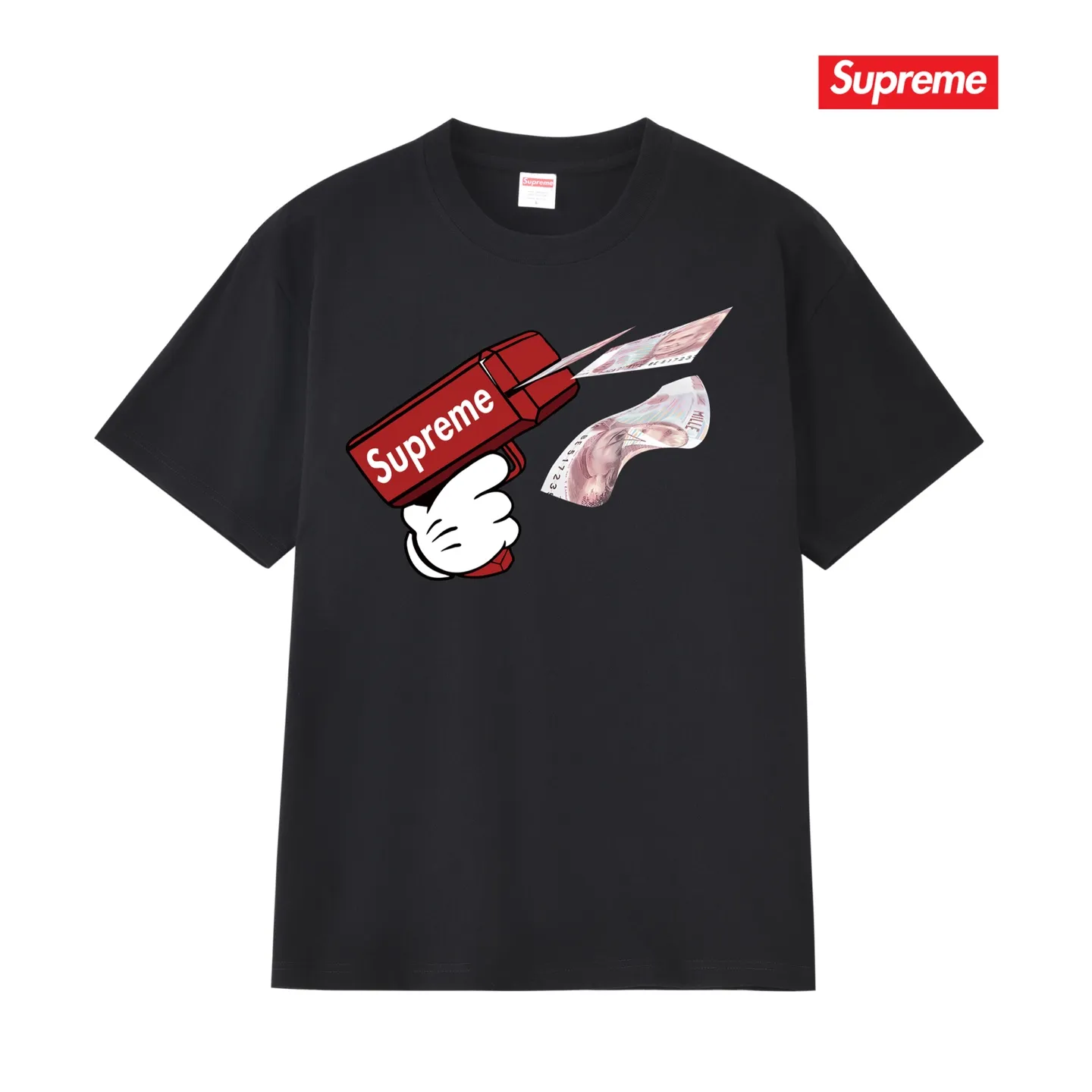 S167 P110💰 Sup STK008_KID GRIGIO printed short-sleeved men's and women's couple's wear, the same style pure cotton round neck casual half-sleeved T-shirt, loose fit, using 260 grams of combed cotton double yarn, from fabrics to accessories, all three standards are complete and follow ZP. Imported Matsui company's slurry printing will never crack. The whole piece is made with a three-needle five-thread process. The collar-shoulder seam-sleeve seam is a double line, which looks more three-dimensional and textured. The process is consistent with the authentic original version, and the classic version is free to compare.