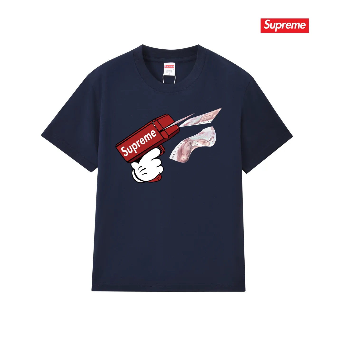 S167 P110💰 Sup STK008_KID GRIGIO printed short-sleeved men's and women's couple's wear, the same style pure cotton round neck casual half-sleeved T-shirt, loose fit, using 260 grams of combed cotton double yarn, from fabrics to accessories, all three standards are complete and follow ZP. Imported Matsui company's slurry printing will never crack. The whole piece is made with a three-needle five-thread process. The collar-shoulder seam-sleeve seam is a double line, which looks more three-dimensional and textured. The process is consistent with the authentic original version, and the classic version is free to compare.