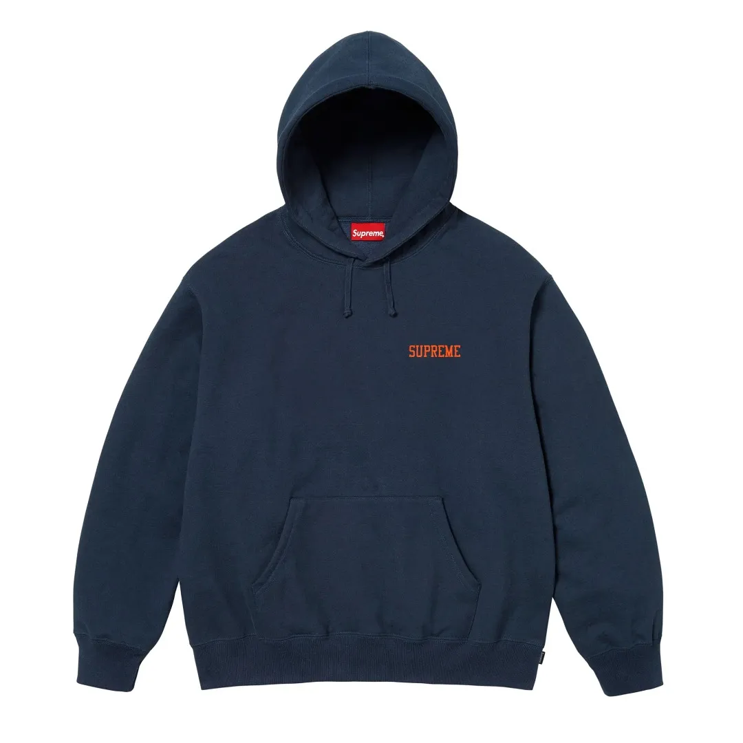 S562💰p320 Top version Supreme 24FW ON GOD HOODED SWEATSHIRT hooded sweatshirt with letter print on the back. For those of us who focus on top Sup products, this sweatshirt is naturally available. ZP testing, custom weaving and dyeing, pure cotton 450G fleece main fabric Printing uses thermoset ink printing, also known as plastic ink, or self-adhesive ink. Its ingredients are: mainly composed of polyvinyl chloride (PVC) and phthalates. PVC and phthalates, color fixing agents, stabilizers, and thickeners are mixed to form thermoset ink. It is not the digital direct printing advertised on the market. The printing texture of thermoset ink is something that cannot be achieved by digital direct printing. Customized ZP co-branding Main label/wash label/hangtag/packaging bag (equipped with extra-large thickened handbag) There is a high probability of passing the inspection version. If you put the original packaging picture together, there is a high chance that it will pass. Size: S-XL