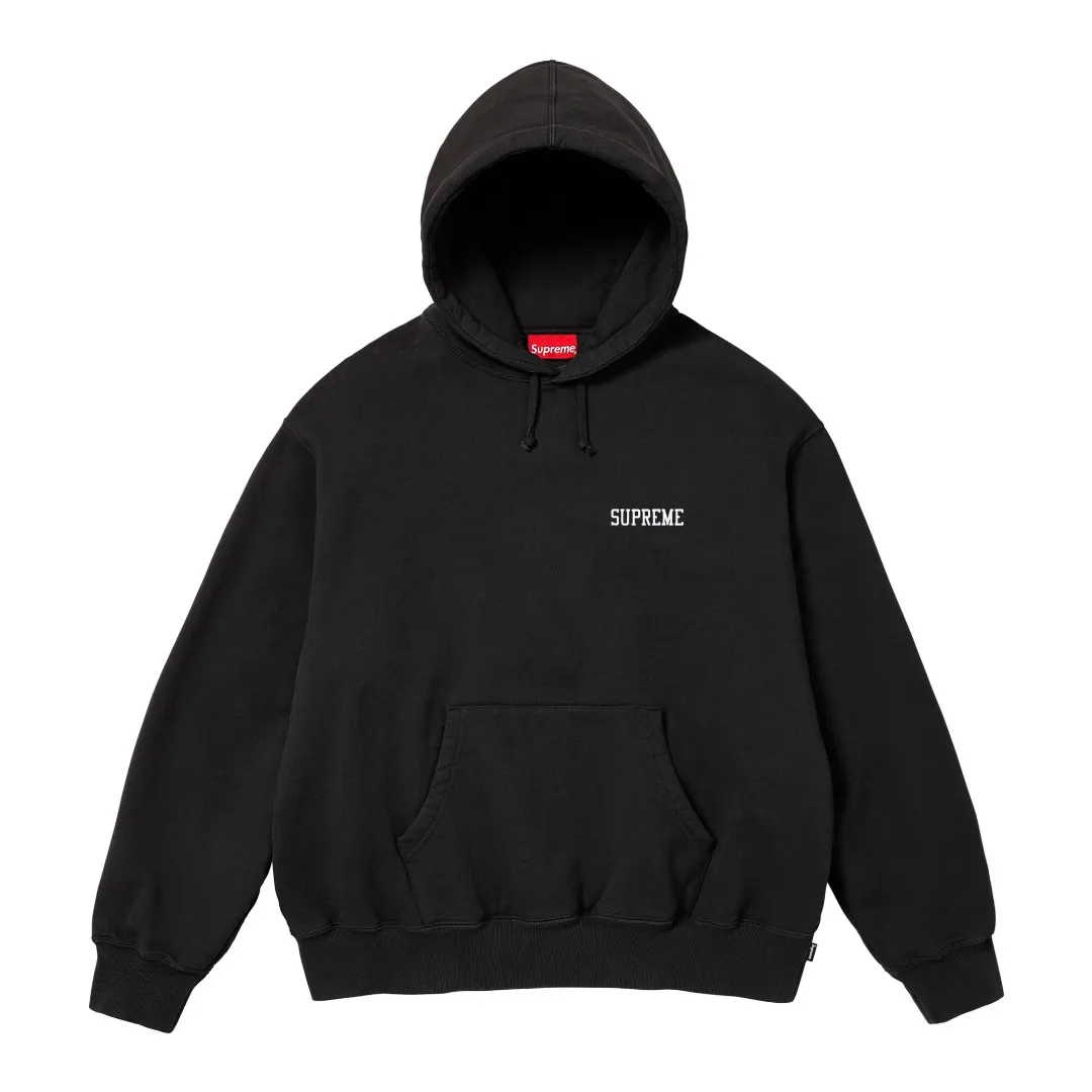 S562💰p320 Top version Supreme 24FW ON GOD HOODED SWEATSHIRT hooded sweatshirt with letter print on the back. For those of us who focus on top Sup products, this sweatshirt is naturally available. ZP testing, custom weaving and dyeing, pure cotton 450G fleece main fabric Printing uses thermoset ink printing, also known as plastic ink, or self-adhesive ink. Its ingredients are: mainly composed of polyvinyl chloride (PVC) and phthalates. PVC and phthalates, color fixing agents, stabilizers, and thickeners are mixed to form thermoset ink. It is not the digital direct printing advertised on the market. The printing texture of thermoset ink is something that cannot be achieved by digital direct printing. Customized ZP co-branding Main label/wash label/hangtag/packaging bag (equipped with extra-large thickened handbag) There is a high probability of passing the inspection version. If you put the original packaging picture together, there is a high chance that it will pass. Size: S-XL