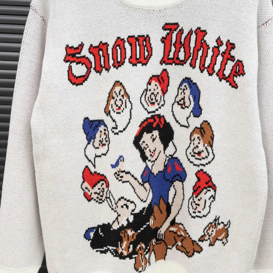 P320 Style: SUPREME Grimm's Fairy Tale Snow White and the Dwarfs Knitted Long-Sleeve Sweater Size: S-XXL Fabric: Wool blend Accessories: Full set of customized original accessories No gender distinction, same style for men and women