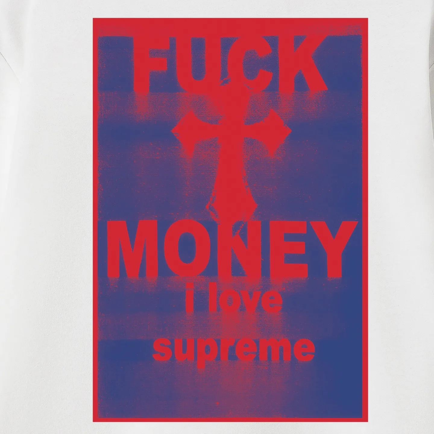 Style No. S1085 #terry p150💰 Velvet 160💰 Supreme FW24 WEEK1 Money Tee Letter cross print on the back round neck sweatshirt Made of 400 grams of large terry (drop shoulder large version) fabric, soft texture and no pilling Imported environmentally friendly printing glue The pattern is bright and three-dimensional Quality 💥Same style for men and women The upper body is trendy Color: black white gray Size: S M L XL XXL