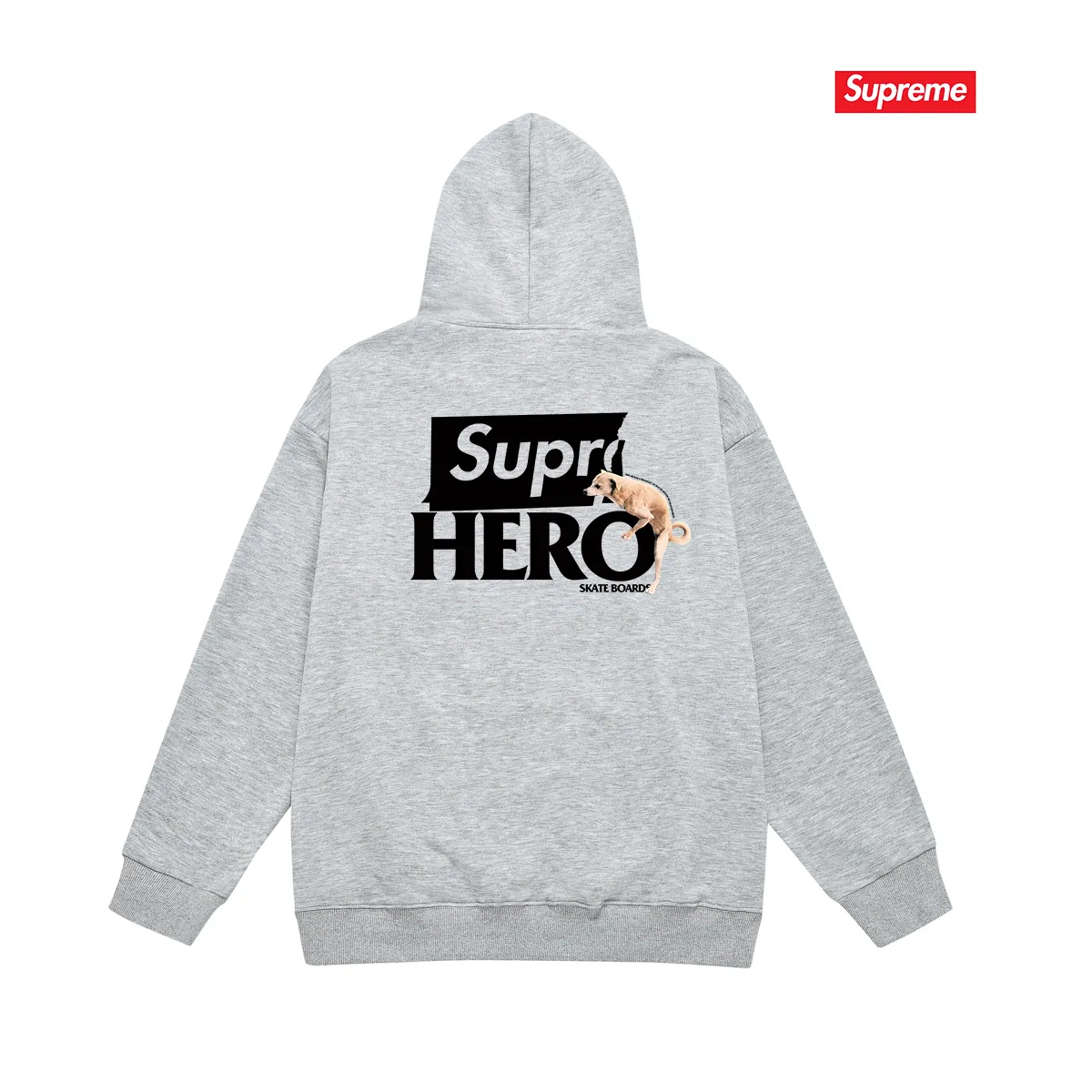 Style number S2018 #terry P160💰 Velvet P170💰 Supreme ANTIHERO joint series SS22 Week 17 Antihero Dog Tee Dog letter logo printed hooded sweatshirt Made of 400g large terry 430g silver fox velvet (drop shoulder large version) fabric, soft texture and no pilling Imported environmentally friendly printing glue The pattern is bright and three-dimensional Quality 💥 Same style for men and women The upper body is trendy Color: Black White Gray Size: S M L XL XXL