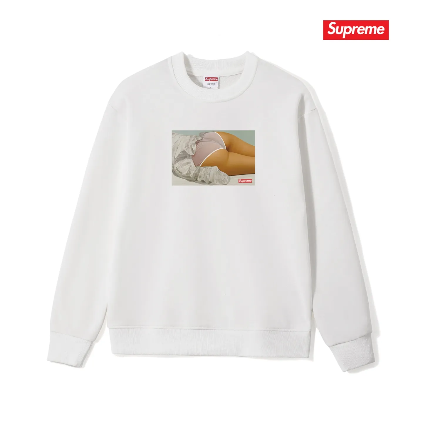 Style No. S1037 #terryp150💰 Velvet 160💰 Supreme FW18 The Killer Trust Tee Red Chow Yun-fat printed round neck sweatshirt Made of 400 grams of large terry (drop shoulder large version) fabric, soft texture and no pilling Imported environmentally friendly printing glue The pattern is bright and three-dimensional Quality 💥Same style for men and women The upper body is trendy Color: black white gray Size: S M L XL XXL