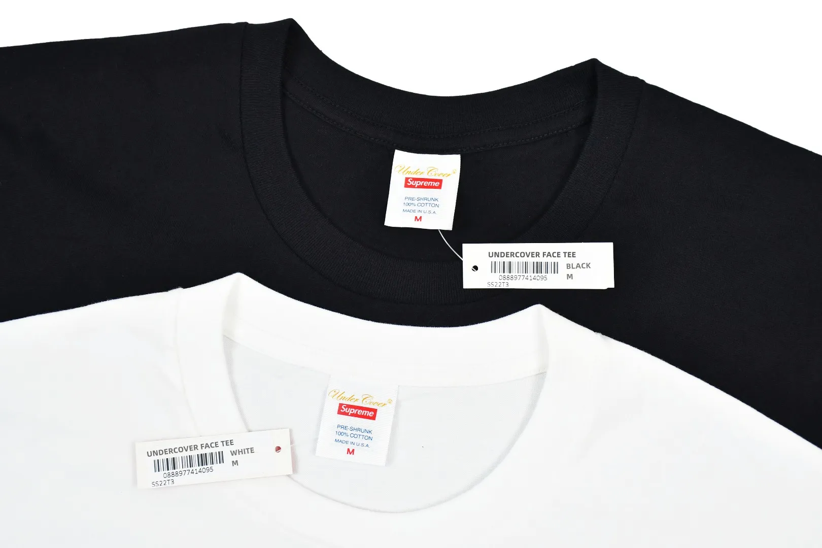 🅿️130 S112 The Supreme The fabrics are all custom-woven and dyed, 280g weight, 100% cotton, cylindrical fabric. Cylindrical fabric is a knitted fabric woven with a cylinder loom. The needles are distributed in a cylindrical shape on the fuselage. The gray fabric is a large cylinder, which needs to be opened and shaped before it can be used further. There are no slits on the side of the clothes, so there is no washing label on the side of ordinary short-sleeves. There is only one collar label behind the neck. The printing uses thermosetting ink printing imported from Belgium, also known as plastic ink, or self-adhesive ink. Its ingredients are: mainly composed of polyvinyl chloride (PVC) and phthalates, including PVC and phthalates, color fixing agents, and stabilizers. The thermosetting ink is composed of a mixture of agents and thickeners, which is not the digital direct printing advertised on the market. The printing texture of thermosetting ink is unachievable by digital direct printing. The collar label has a watermark anti-counterfeiting effect, a real anti-counterfeiting layer, a version with a high probability of passing the inspection, and the original packaging picture has a high probability of passing the test. Size：S-XL