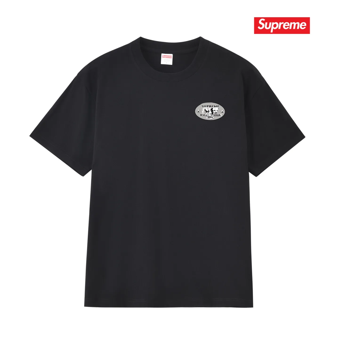 S260 P110💰 Supreme camouflage Dalmatian round neck short-sleeved T-shirt, same style for men and women, loose fit, made of 260g combed cotton double yarn, all three standards from fabrics to accessories, ZP, imported Matsui company slurry printing will never crack, the whole piece adopts three-needle five-thread process (neckline-shoulder seam-sleeve seam double line, looks more three-dimensional and textured) consistent with the original version, classic version Feel free to compare zp. The whole piece adopts three-needle five-thread craftsmanship (neckline-shoulder seam-sleeve seam double thread, which looks more three-dimensional and textured). It has the same craftsmanship as the original original, classic version. Color: black, white, light gray, pink, navy. Size: S M L XL XXL