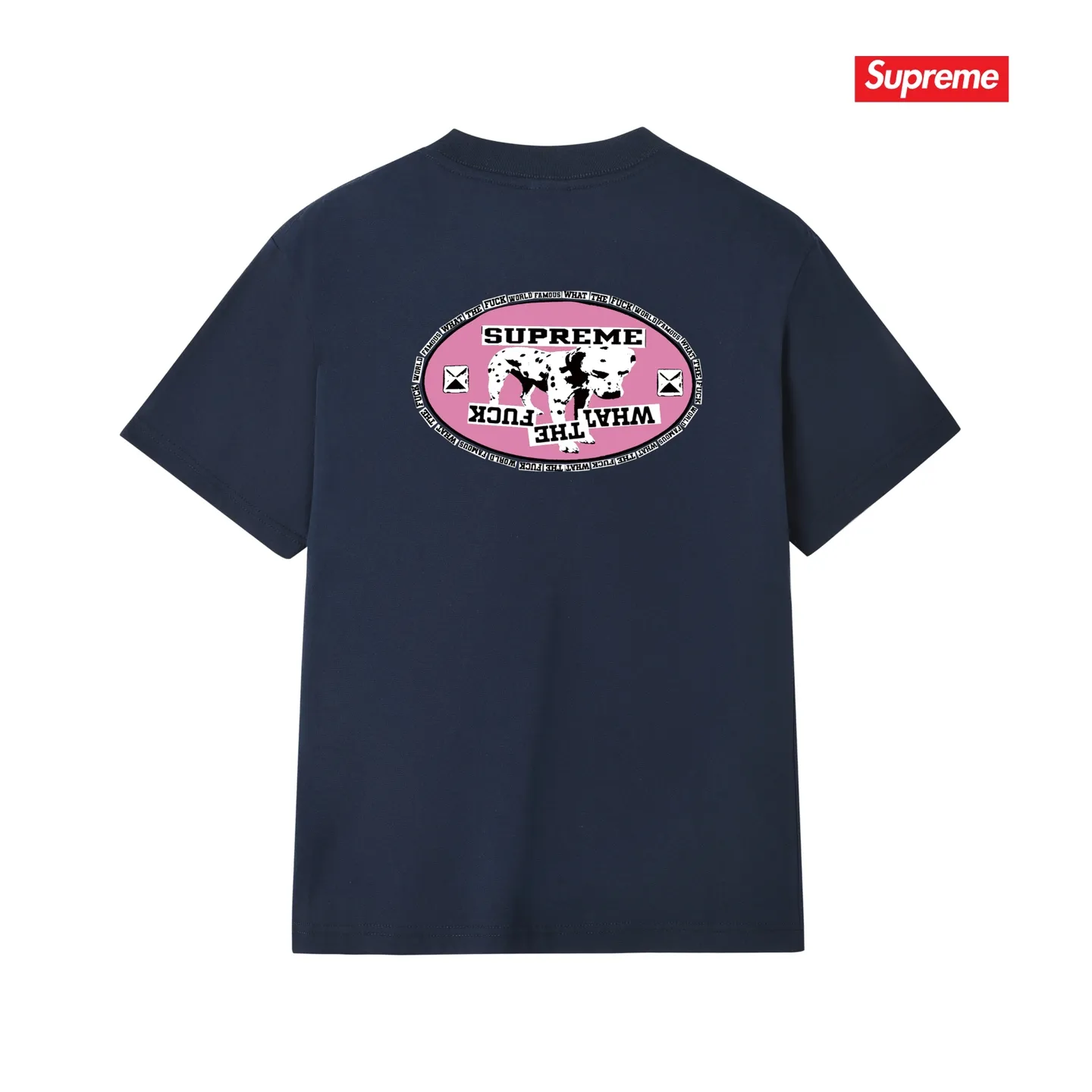 S260 P110💰 Supreme camouflage Dalmatian round neck short-sleeved T-shirt, same style for men and women, loose fit, made of 260g combed cotton double yarn, all three standards from fabrics to accessories, ZP, imported Matsui company slurry printing will never crack, the whole piece adopts three-needle five-thread process (neckline-shoulder seam-sleeve seam double line, looks more three-dimensional and textured) consistent with the original version, classic version Feel free to compare zp. The whole piece adopts three-needle five-thread craftsmanship (neckline-shoulder seam-sleeve seam double thread, which looks more three-dimensional and textured). It has the same craftsmanship as the original original, classic version. Color: black, white, light gray, pink, navy. Size: S M L XL XXL