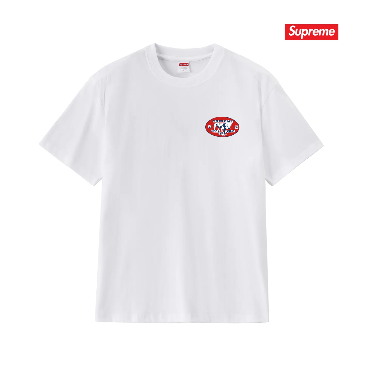 S260 P110💰 Supreme camouflage Dalmatian round neck short-sleeved T-shirt, same style for men and women, loose fit, made of 260g combed cotton double yarn, all three standards from fabrics to accessories, ZP, imported Matsui company slurry printing will never crack, the whole piece adopts three-needle five-thread process (neckline-shoulder seam-sleeve seam double line, looks more three-dimensional and textured) consistent with the original version, classic version Feel free to compare zp. The whole piece adopts three-needle five-thread craftsmanship (neckline-shoulder seam-sleeve seam double thread, which looks more three-dimensional and textured). It has the same craftsmanship as the original original, classic version. Color: black, white, light gray, pink, navy. Size: S M L XL XXL