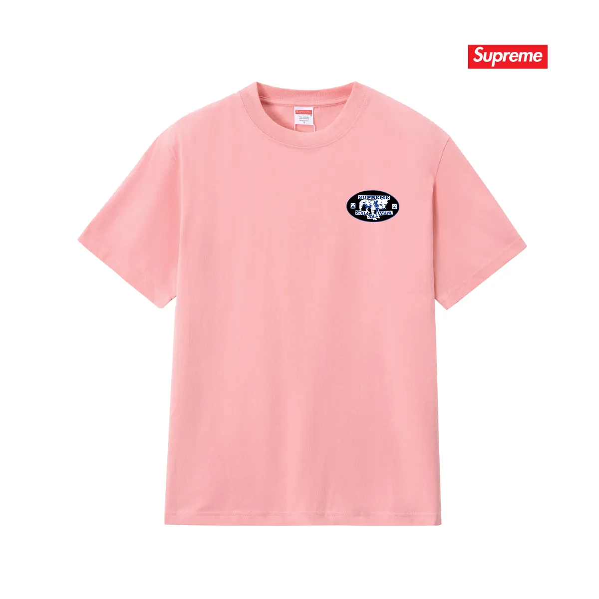 S260 P110💰 Supreme camouflage Dalmatian round neck short-sleeved T-shirt, same style for men and women, loose fit, made of 260g combed cotton double yarn, all three standards from fabrics to accessories, ZP, imported Matsui company slurry printing will never crack, the whole piece adopts three-needle five-thread process (neckline-shoulder seam-sleeve seam double line, looks more three-dimensional and textured) consistent with the original version, classic version Feel free to compare zp. The whole piece adopts three-needle five-thread craftsmanship (neckline-shoulder seam-sleeve seam double thread, which looks more three-dimensional and textured). It has the same craftsmanship as the original original, classic version. Color: black, white, light gray, pink, navy. Size: S M L XL XXL