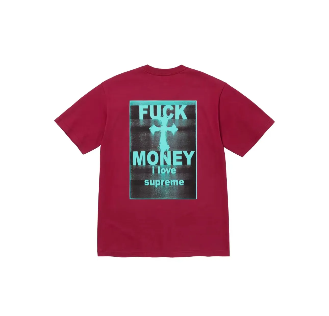 #S85 P110💰 Supreme FW24 WEEK1 Money Tee Cotton short-sleeved T-shirt with letter cross print on the back. The same style for men and women is made of 260g combed cotton double yarn. From fabrics to accessories, all three standards are complete and follow ZP. The slurry printing imported from Matsui Company will never crack. The whole piece is made of three-needle five-thread technology. The neckline-shoulder seam-sleeve seam is double-lined, which looks more three-dimensional and textured.) It is the same craftsmanship as the original version, and has a classic version. Feel free to compare zp. The whole piece adopts three-needle five-thread craftsmanship (neckline-shoulder seam-sleeve seam double thread, which looks more three-dimensional and textured). It has the same craftsmanship as the original original, classic version. Color: red, yellow, gray, white, black. Size: S M L XL XXL