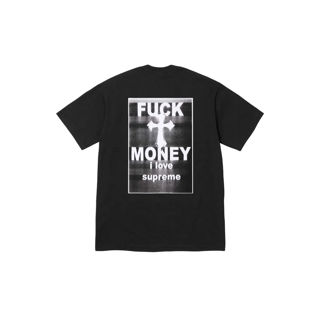 #S85 P110💰 Supreme FW24 WEEK1 Money Tee Cotton short-sleeved T-shirt with letter cross print on the back. The same style for men and women is made of 260g combed cotton double yarn. From fabrics to accessories, all three standards are complete and follow ZP. The slurry printing imported from Matsui Company will never crack. The whole piece is made of three-needle five-thread technology. The neckline-shoulder seam-sleeve seam is double-lined, which looks more three-dimensional and textured.) It is the same craftsmanship as the original version, and has a classic version. Feel free to compare zp. The whole piece adopts three-needle five-thread craftsmanship (neckline-shoulder seam-sleeve seam double thread, which looks more three-dimensional and textured). It has the same craftsmanship as the original original, classic version. Color: red, yellow, gray, white, black. Size: S M L XL XXL