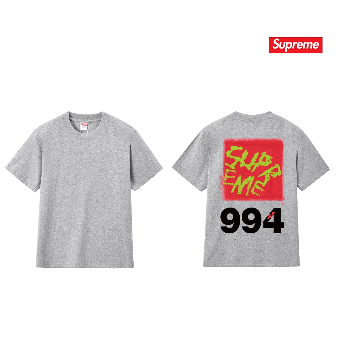 S241 P110💰 Supreme SS24 spring T-shirt series WEEK9 PAI NTTEE back printed loose short-sleeved American trendy T-shirt. Same style for men and women. Loose fit. Made of 260g combed cotton double yarn. From fabrics to accessories, all three standards are complete. ZP imported Matsui company slurry printing will never crack. The whole piece is made with a three-needle five-thread process. The neckline-shoulder seam-sleeve seam is double-lined, and it looks more three-dimensional and textured. The process is the same as the authentic original version. The classic version. Feel free to compare zp. The whole piece is made of a three-needle five-thread process. The neckline-shoulder seam-sleeve seam is double-threaded, which looks more three-dimensional and textured. The process is the same as the authentic original version. The classic version. Color: Black White Light Gray Pink Navy Size: S M L XL XXL