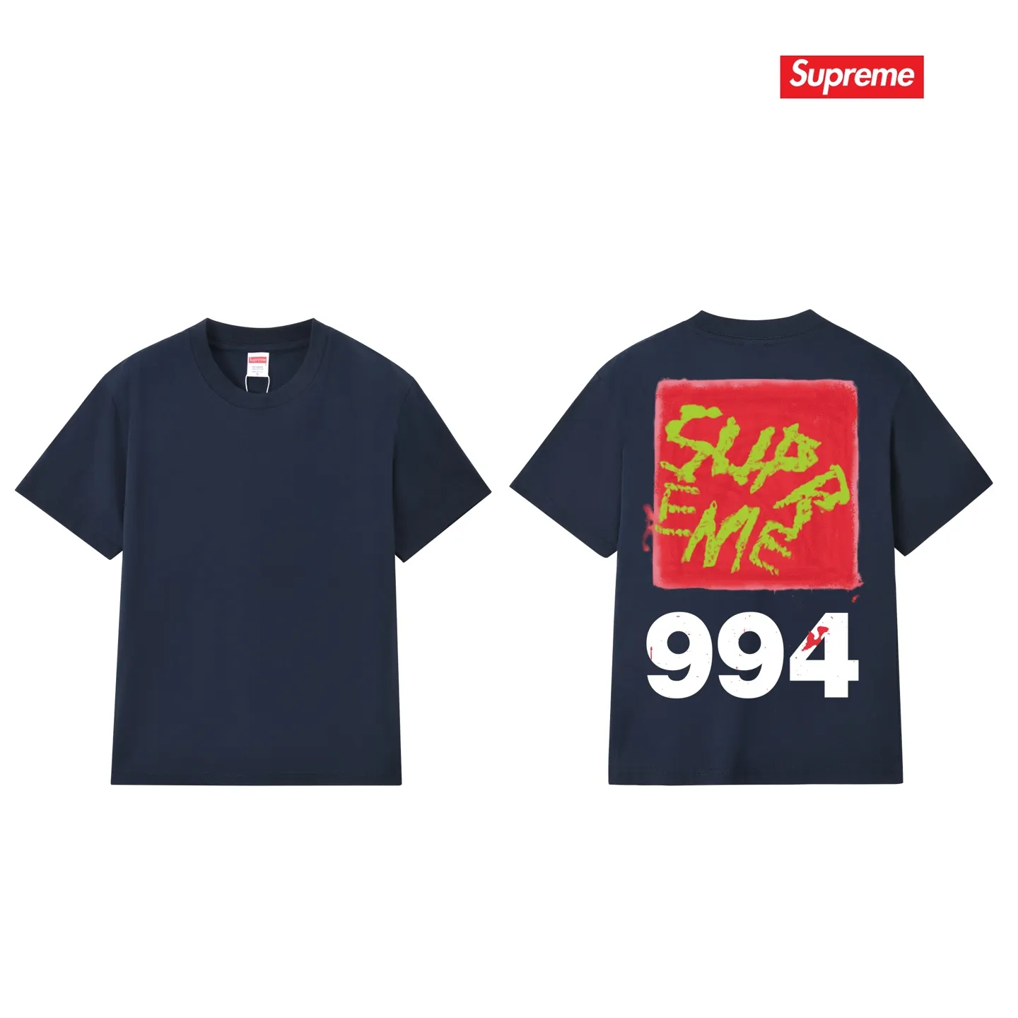 S241 P110💰 Supreme SS24 spring T-shirt series WEEK9 PAI NTTEE back printed loose short-sleeved American trendy T-shirt. Same style for men and women. Loose fit. Made of 260g combed cotton double yarn. From fabrics to accessories, all three standards are complete. ZP imported Matsui company slurry printing will never crack. The whole piece is made with a three-needle five-thread process. The neckline-shoulder seam-sleeve seam is double-lined, and it looks more three-dimensional and textured. The process is the same as the authentic original version. The classic version. Feel free to compare zp. The whole piece is made of a three-needle five-thread process. The neckline-shoulder seam-sleeve seam is double-threaded, which looks more three-dimensional and textured. The process is the same as the authentic original version. The classic version. Color: Black White Light Gray Pink Navy Size: S M L XL XXL