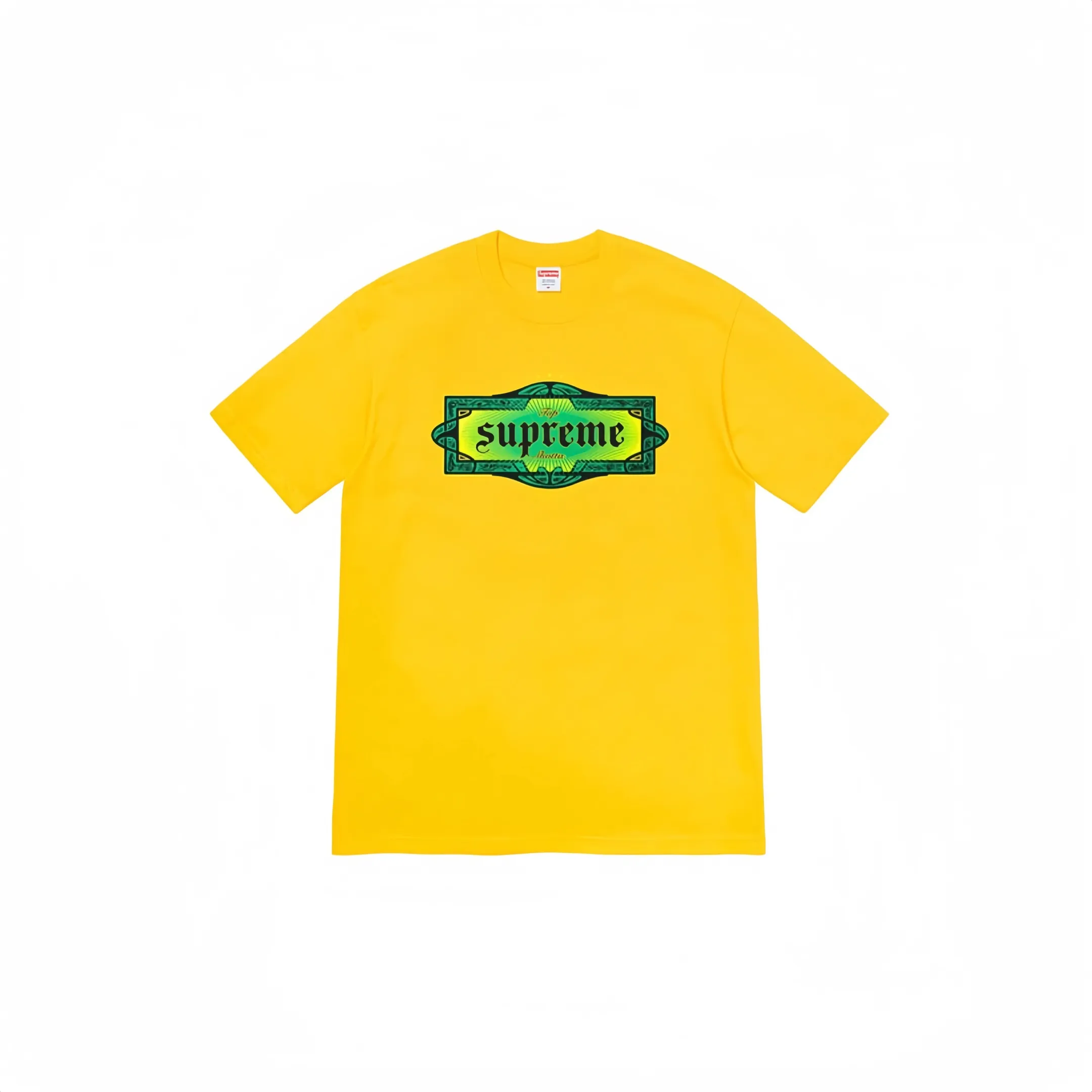 #S23 P110💰 Supreme SS22 Week 8 Top Shotta Tee letter printed round neck pullover short-sleeved T-shirt. Same style for men and women. Made of 260g combed cotton double yarn. From fabrics to accessories, all three standards are complete and follow ZP. Imported Matsui company's slurry printing will never crack. The whole piece adopts three-needle five-thread technology. The neckline-shoulder seam-sleeve seam is double-lined, which looks more three-dimensional and textured.) The same process as the authentic original, classic version Feel free to compare zp. The whole piece adopts three-needle five-thread craftsmanship. The neckline-shoulder seam-sleeve seam is double-threaded, which looks more three-dimensional and textured.) It has the same craftsmanship as the genuine original, classic version. Color: black, gray, yellow, purple, hidden white. Size: S M L XL XXL