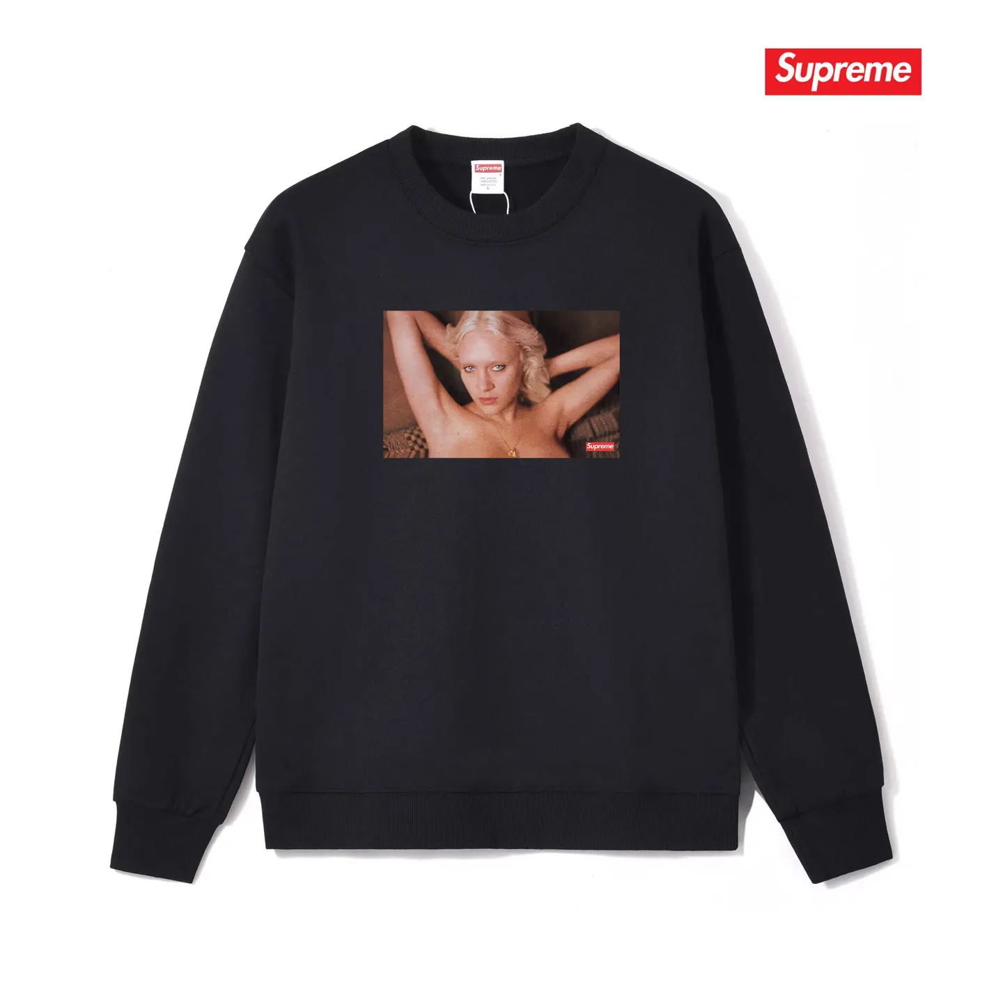 Style No. S1055 #terry p150💰 Velvet 160💰 Supreme SS22 Week 10 Gummo Dot Tee Strange Boy Blonde Character Character Pattern Round Neck Sweatshirt Made of 400 grams of large terry (drop shoulder large version) fabric, soft texture and no pilling Imported environmentally friendly printing glue The pattern is bright and three-dimensional Quality 💥Same style for men and women The upper body is trendy Color: black white gray Size: S M L XL XXL