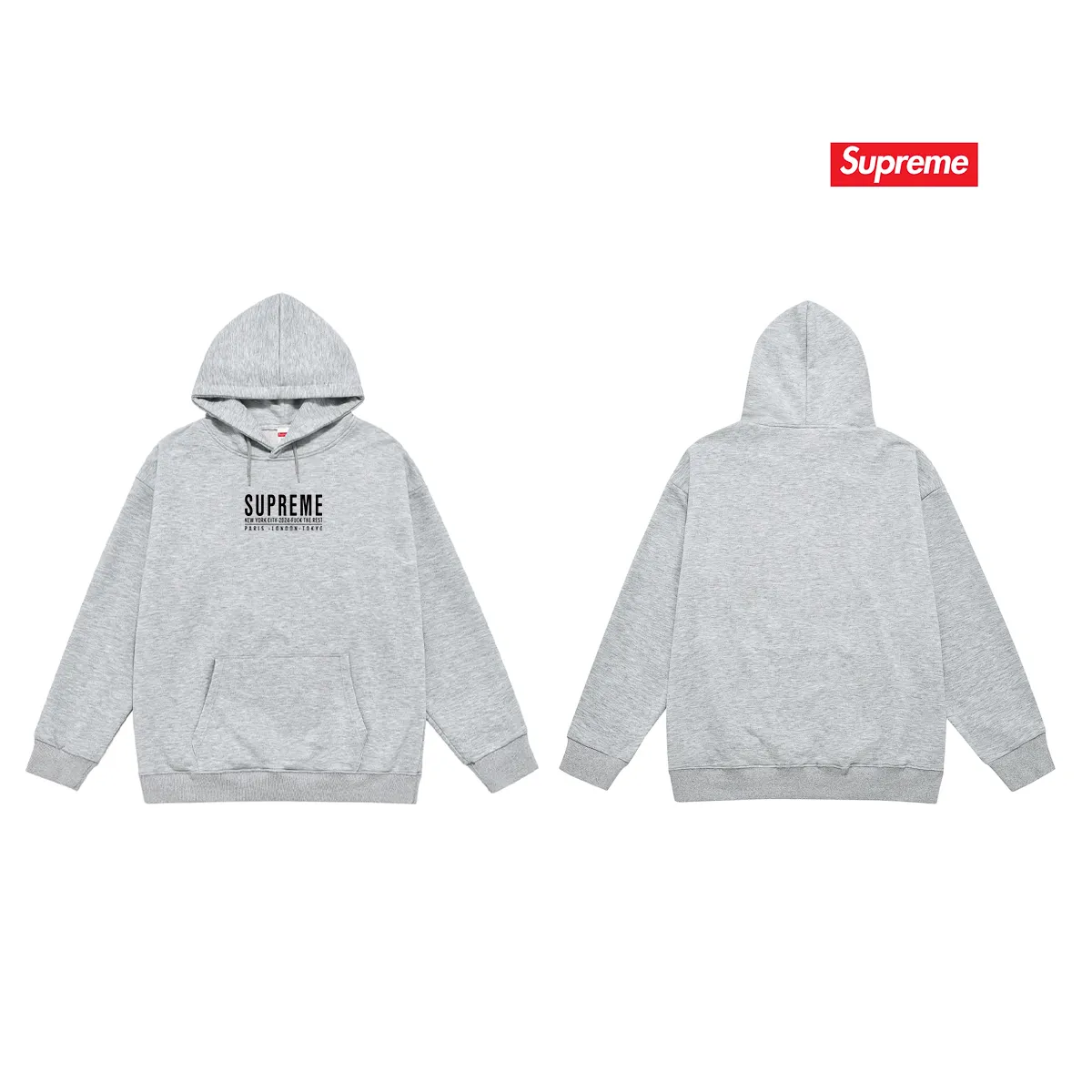 Style No. S2152 #terry P160💰 Velvet P170💰 Sup SS24 summer T-shirt with logo letter printing on the chest hooded sweatshirt Made of 400g large terry 430g silver fox velvet (drop shoulder large version) fabric, soft texture and non-pilling Imported environmentally friendly printing glue, bright and three-dimensional pattern, quality 💥same style for men and women, the upper body is trendy Color: black white gray Size: S M L XL XXL