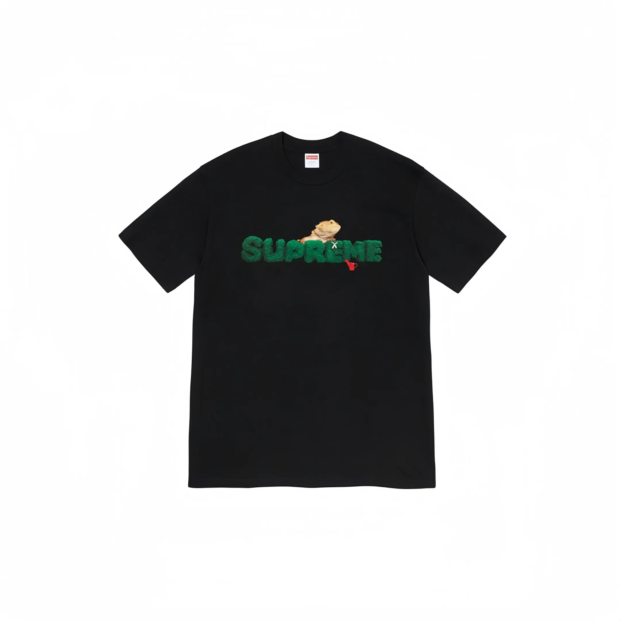 #S41 P110💰 Supreme Week 18 Lizard Tee Lizard pattern Logo round neck short-sleeved T-shirt for men and women is made of 260 grams of combed cotton double yarn. From fabrics to accessories, all three standards are complete and ZP is imported. Matsui company’s slurry printing will never crack. The whole piece is made of three-needle five-thread technology. The neckline-shoulder seam-sleeve seam is double-lined, which looks more three-dimensional and textured.) The same process as the original version, classic version Feel free to compare zp. The whole piece adopts three-needle and five-thread craftsmanship. The neckline-shoulder seam-sleeve seam is double-threaded, which looks more three-dimensional and textured.) It has the same craftsmanship as the authentic original, classic version. Color: navy blue, red, gray, black and white. Size: S M L XL XXL