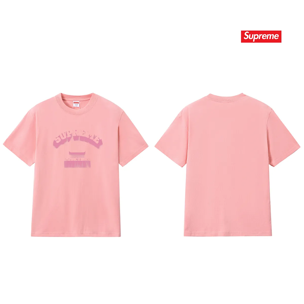 S253 P110💰 Supreme SS24 WEEK1 Letter printed round neck casual short-sleeved American trendy T-shirt. Same style for men and women. Loose fit. Made of 260g combed cotton double yarn. All three standards are complete from fabrics to accessories. ZP. Imported Matsui company's slurry printing will never crack. The whole piece adopts three-needle five-thread technology. The neckline-shoulder seam-sleeve seam is double-lined, which looks more three-dimensional and textured.) The same process as the original version, classic version Feel free to compare zp. The whole piece adopts three-needle five-thread craftsmanship (neckline-shoulder seam-sleeve seam double thread, which looks more three-dimensional and textured). It has the same craftsmanship as the original original, classic version. Color: black, white, light gray, pink, navy. Size: S M L XL XXL