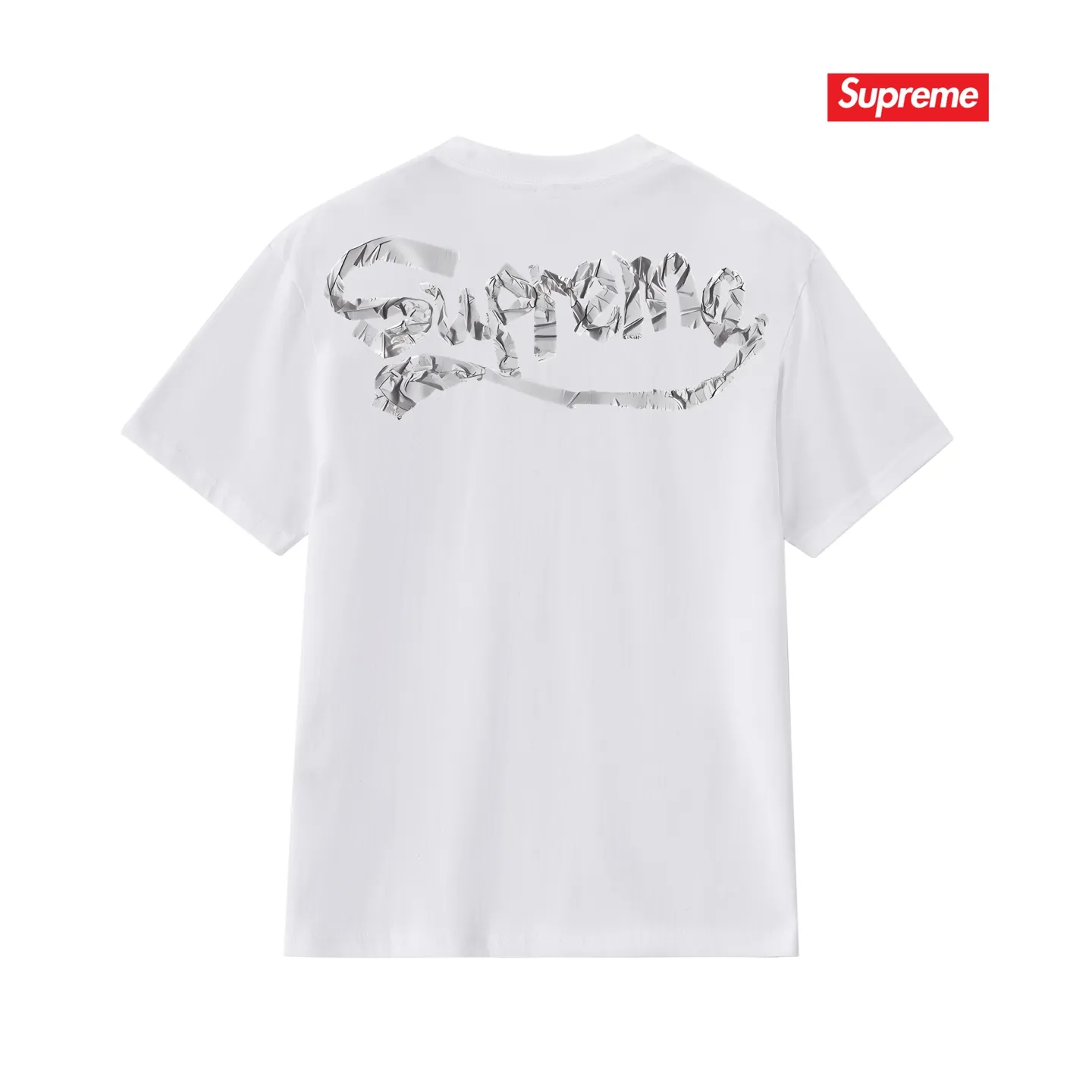 S216 P110💰 New Sup 80SS Tape Tee pure cotton loose round neck T-shirt with logo printed on the back. Same style for men and women. Loose fit. Made of 260g combed cotton double yarn. All three standards are complete from fabrics to accessories. ZP. Imported Matsui Company slurry printing will never crack. The whole piece adopts three-needle five-thread technology. The neckline-shoulder seam-sleeve seam is double-lined, which looks more three-dimensional and textured. The same process as the original version, classic version. Feel free to compare zp. The whole piece adopts three-needle five-thread craftsmanship (neckline-shoulder seam-sleeve seam double thread, which looks more three-dimensional and textured). It has the same craftsmanship as the original original, classic version. Color: black, white, light gray, pink, navy. Size: S M L XL XXL
