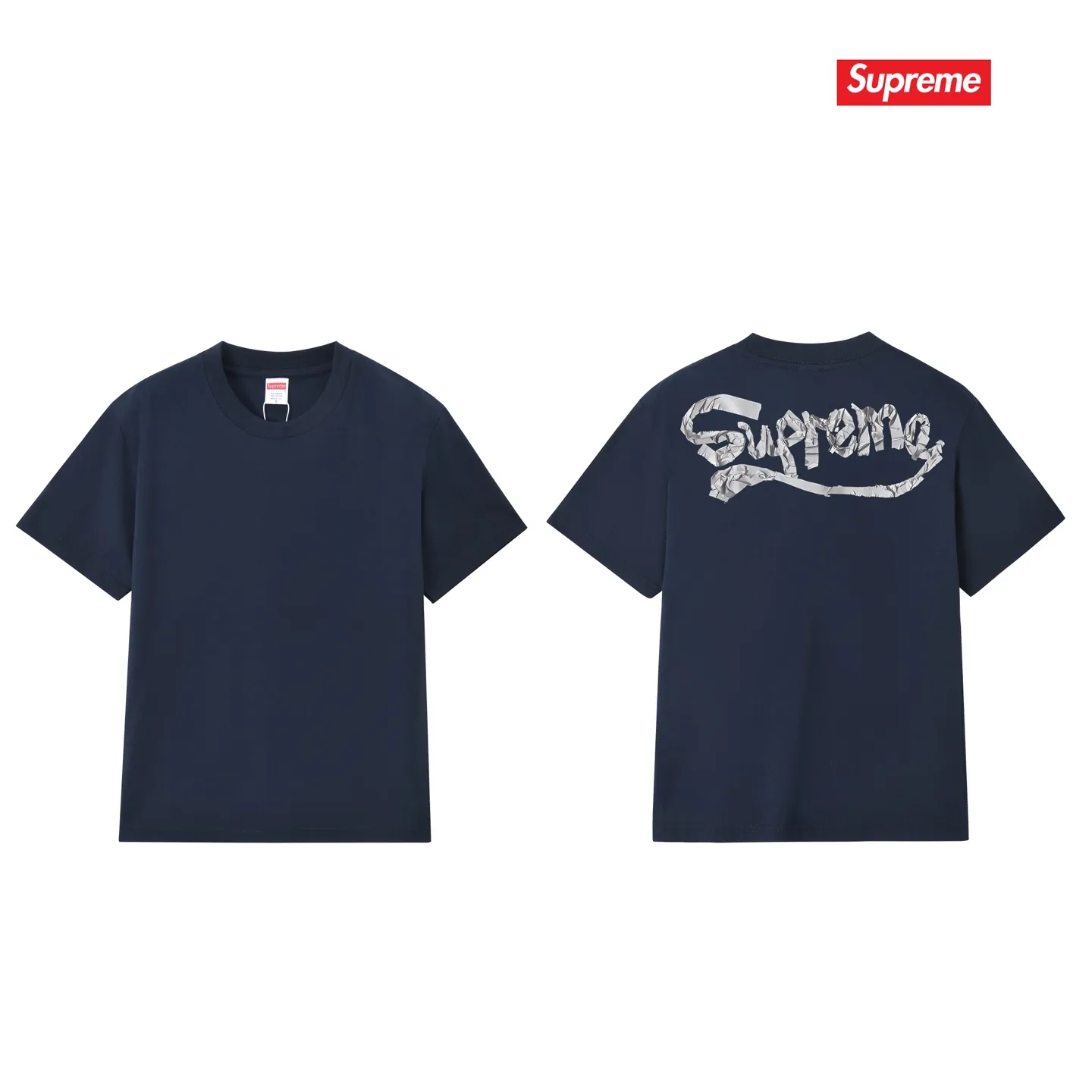 S216 P110💰 New Sup 80SS Tape Tee pure cotton loose round neck T-shirt with logo printed on the back. Same style for men and women. Loose fit. Made of 260g combed cotton double yarn. All three standards are complete from fabrics to accessories. ZP. Imported Matsui Company slurry printing will never crack. The whole piece adopts three-needle five-thread technology. The neckline-shoulder seam-sleeve seam is double-lined, which looks more three-dimensional and textured. The same process as the original version, classic version. Feel free to compare zp. The whole piece adopts three-needle five-thread craftsmanship (neckline-shoulder seam-sleeve seam double thread, which looks more three-dimensional and textured). It has the same craftsmanship as the original original, classic version. Color: black, white, light gray, pink, navy. Size: S M L XL XXL