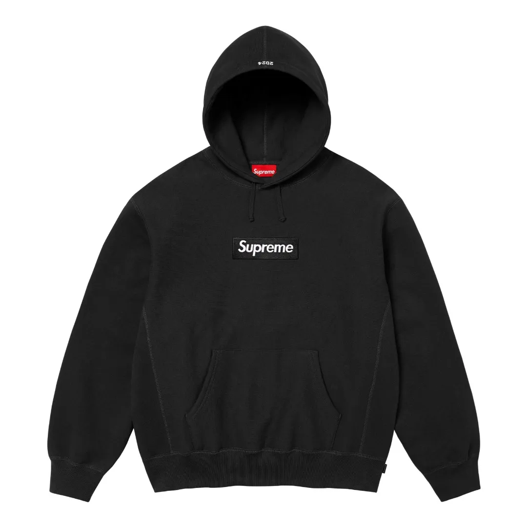 🅿️330 S283 top version Supreme 24Fw embroidered Box Logo Hooded hooded sweatshirt hooded plus fleece sweatshirt For those of us who focus on top Supreme, the cross sweatshirt is naturally available at our fingertips. ZP purchase and pattern making operation 1. Fabric: ZP testing, custom weaving and dyeing, pure cotton 460G plus velvet main fabric, horizontal cutting, side stitching 520G 2X2 thread 2. Embroidery: The embroidery equipment is operated by BEHRINGER BEKS-Y924 machine (a level higher than Tajima embroidery machine). The embroidery thickness, saturation and size are all consistent. 3. Sewing process: The whole garment adopts four-needle and six-thread boneless splicing technology in twelve places. It is processed by a senior foreign trade factory (ordinary factories cannot do it). 4. Hem and cuffs: all use 520G inelastic thread. (Low-end goods use elastic threads to cause the hem and cuffs to appear wavy) 5. Customized ZP main logo/wash water label/hangtag/packaging bag (equipped with an extra-large thickened handbag) Color: black, off-white, gray, sapphire blue, color matching Size: S~XL