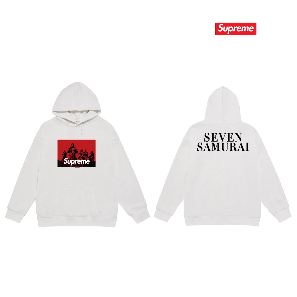 Style No. S2212 #Terry P160💰 Velvet P170💰 25 new Sup undercover casual warrior print retro hooded sweatshirt Made of 400g large terry 430g silver fox velvet (off-shoulder large version) fabric, soft texture and no pilling Imported environmentally friendly printing glue The pattern is bright and three-dimensional Quality 💥Same style for men and women The upper body is trendy Color: black white gray Size: S M L XL XXL