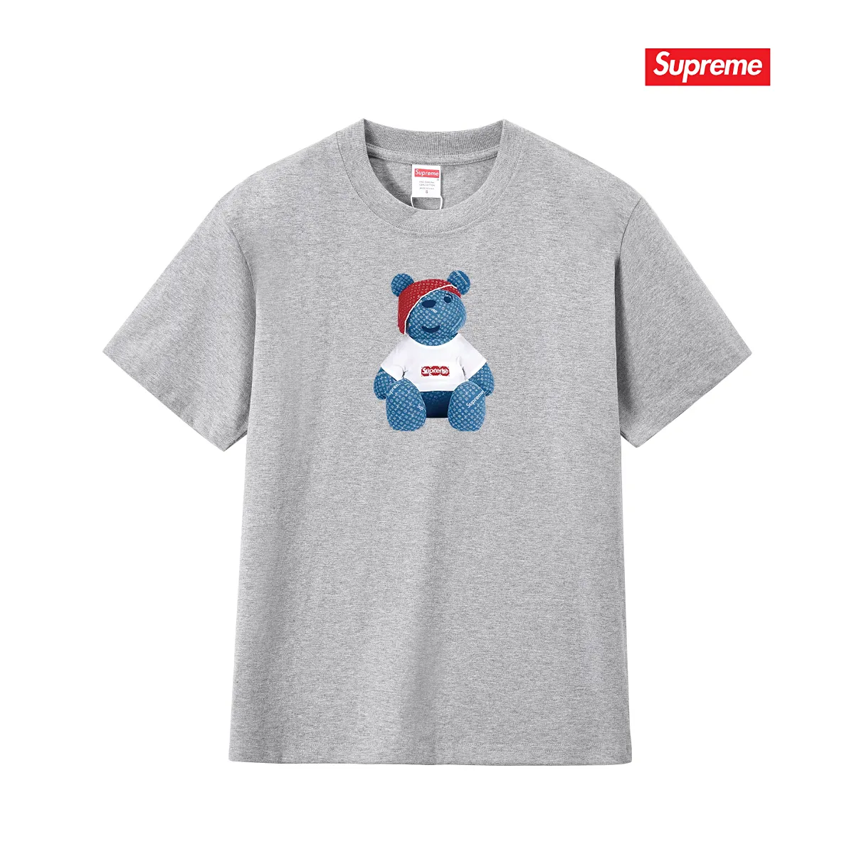 S197 P110💰 upreme new trendy short-sleeved colorful letters cupid catwoman catwoman saxophone clown smoke T-shirt. Loose fit. Made of 260g combed cotton double yarn. From fabric to accessories, all three standards are complete and ZP. The slurry printing imported from Matsui company will never crack. The whole piece adopts three-needle five-thread process. The neckline-shoulder seam-sleeve seam is double-lined, which looks more three-dimensional and textured. The same process as the original version, classic version. Feel free to compare zp. The whole piece adopts three-needle five-thread craftsmanship (neckline-shoulder seam-sleeve seam double thread, which looks more three-dimensional and textured). It has the same craftsmanship as the original original, classic version. Color: black, white, light gray, pink, navy. Size: S M L XL XXL
