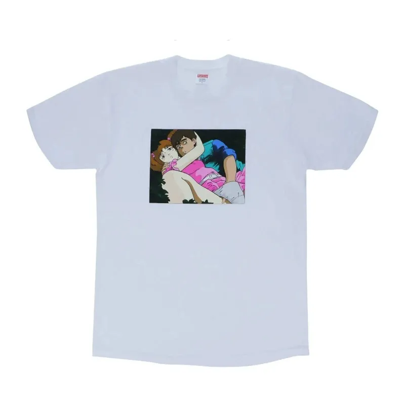 #S115 P110💰 Supreme 15FW Overfiend Touch Tee, co-branded by Toshio Maeda, printed T-shirt, short sleeves, loose fit, made of 260g combed cotton double yarn, all three standards from fabrics to accessories, complete with ZP, imported Matsui company's slurry printing will never crack, the whole piece adopts three-needle five-thread technology (collar-shoulder seam-sleeve seam double line, looks more three-dimensional and textured) consistent with the original version, classic version Feel free to compare zp. The whole piece adopts three-needle and five-thread craftsmanship. The neckline-shoulder seam-sleeve seam is double-threaded, which looks more three-dimensional and textured.) It has the same craftsmanship as the authentic original version. Classic version. Black and white. Size: S M L XL XXL