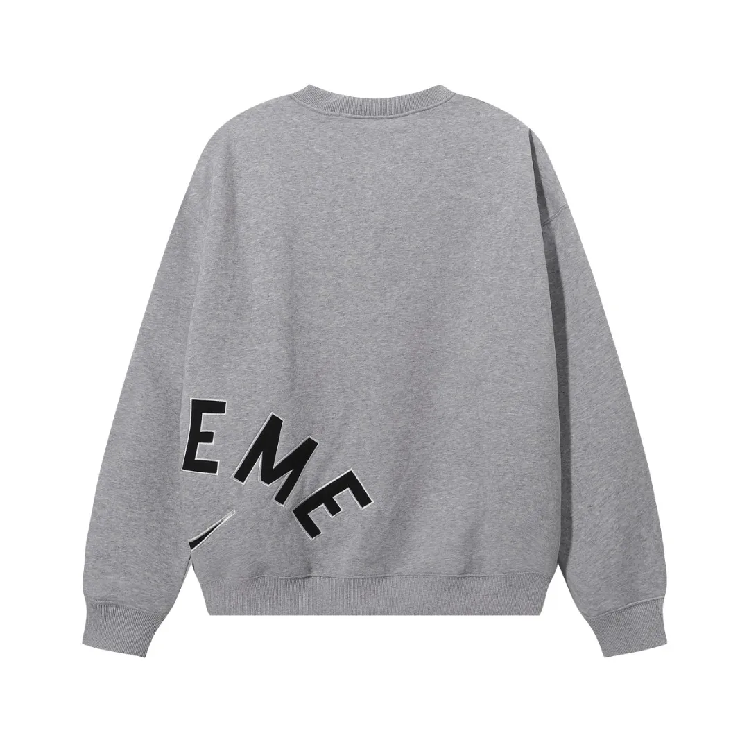 P180 sup joint nike embroidery velvet sweatshirt black gray SMLXL hooded (round neck) sweatshirt size chart size S M L XL bust 60 62 64 66 length 70 72 74 76 shoulder width 58 60 62 64