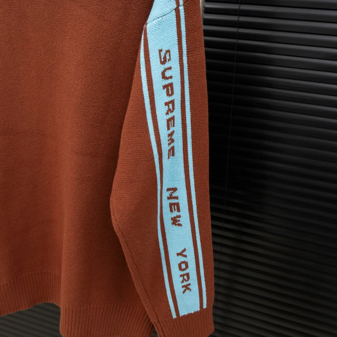 P300 Style: SUPREME unicorn arm knitted long-sleeved sweater Size: S-XXL Fabric: Wool blend Accessories: Full set of customized original accessories No gender distinction, same style for men and women