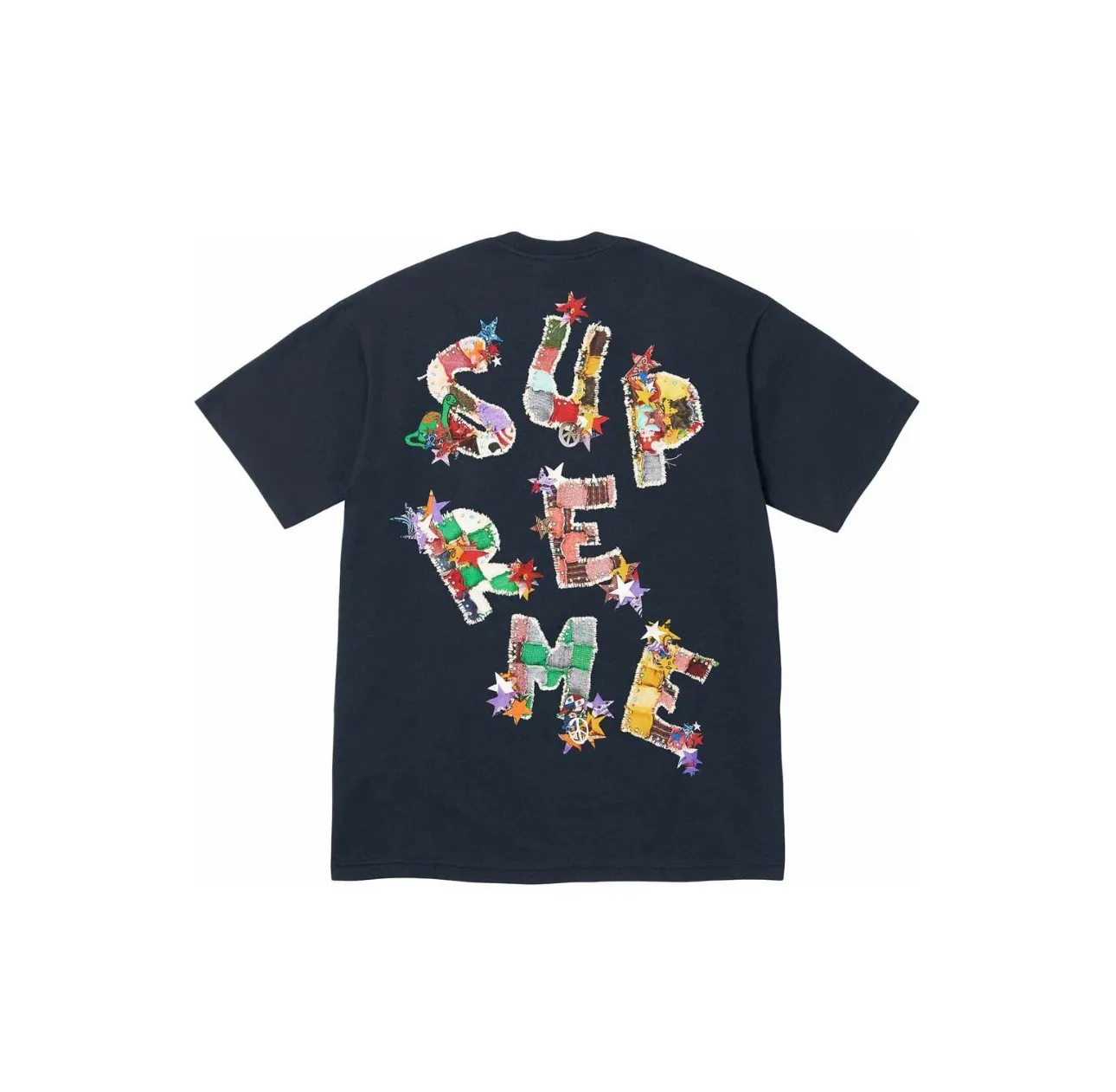 #S91 P110💰 Supreme SS24 WEEK1 letter printed round neck short-sleeved T-shirt. Same style for men and women. Made of 260g combed cotton double yarn. From fabrics to accessories, all three standards are complete and follow ZP. Imported Matsui company's slurry printing will never crack. The whole piece is made with three-needle five-thread technology. The neckline-shoulder seam-sleeve seam is double-lined, which looks more three-dimensional and textured.) The same process as the authentic original, classic version Feel free to compare zp The whole piece adopts three-needle five-thread craftsmanship (neckline-shoulder seam-sleeve seam double thread, looks more three-dimensional and textured) and the same craftsmanship as the original original, classic version Color: black, white, gray, navy Size: S M L XL XXL