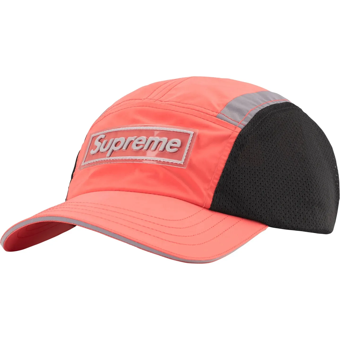 🅿️140 N035 Sup Side Mesh Camp Cap6M Reflective Side Mesh Baseball Cap Peaked Cap Black Apricot Red Blue