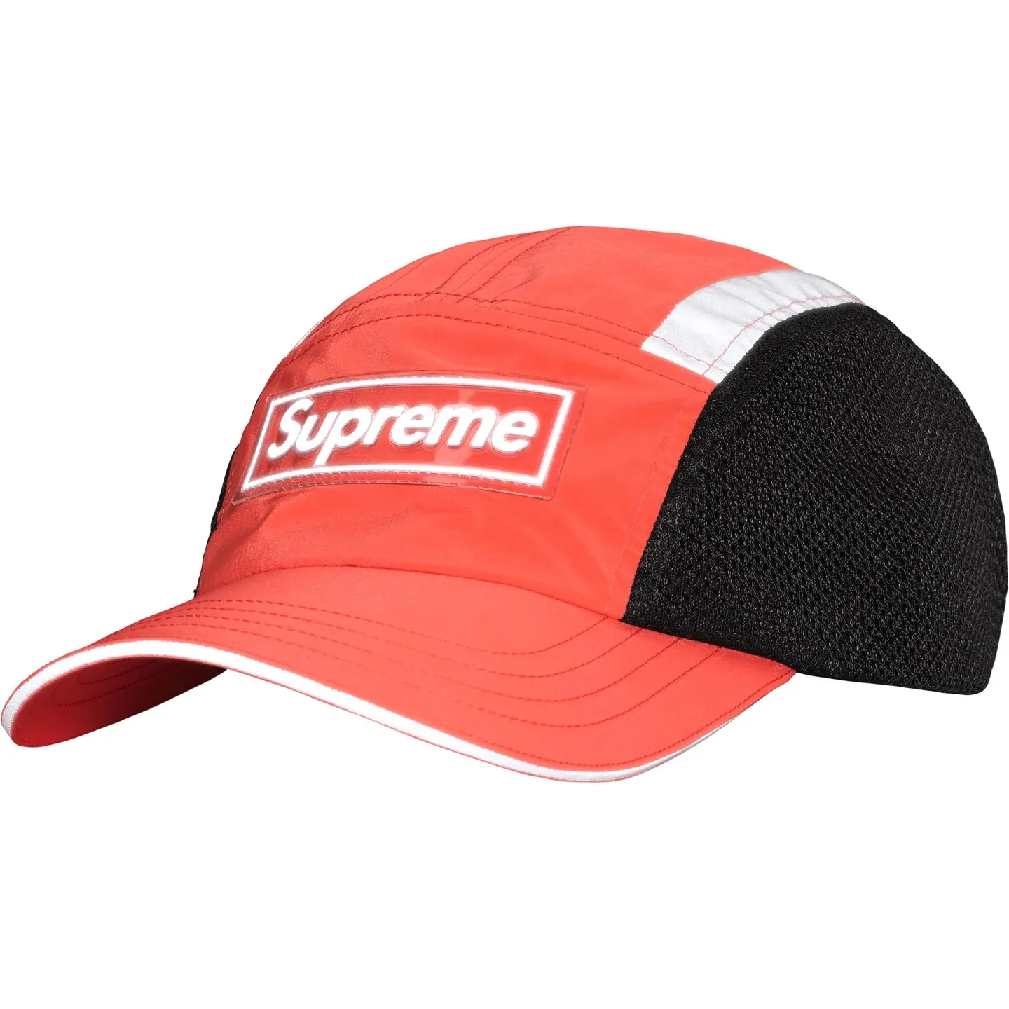 🅿️140 N035 Sup Side Mesh Camp Cap6M Reflective Side Mesh Baseball Cap Peaked Cap Black Apricot Red Blue