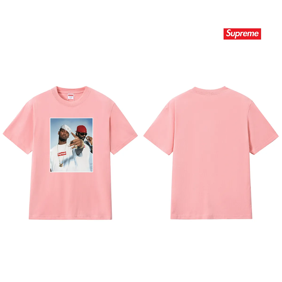 S191 P110💰 Sup new Komi Frog Tyson Mafia short-sleeved T-shirt summer half-sleeve for men and women, loose and versatile tee, loose fit. Made of 260 grams of combed cotton double yarn. All three standards are complete from fabrics to accessories. ZP. Imported Matsui company slurry printing will never crack. The whole piece adopts three-needle five-thread process. The neckline-shoulder seam-sleeve seam is double-lined, which looks more three-dimensional and textured.) The same process as the authentic original, classic version Feel free to compare zp. The whole piece adopts three-needle five-thread craftsmanship (neckline-shoulder seam-sleeve seam double thread, which looks more three-dimensional and textured). It has the same craftsmanship as the original original, classic version. Color: black, white, light gray, pink, navy. Size: S M L XL XXL