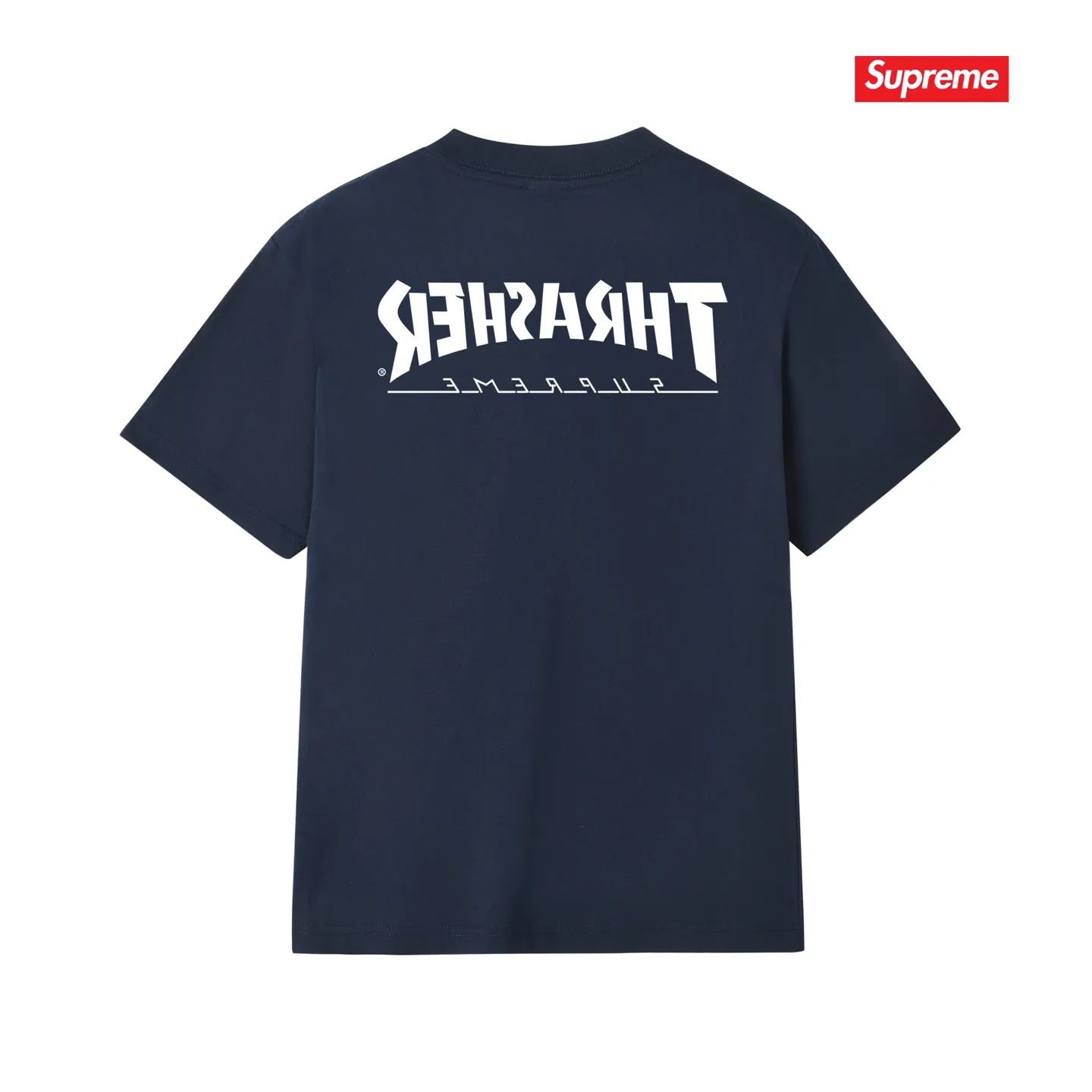 S262 P110💰 Supreme THRASHER co-branded comfortable T-shirt with character pattern printing, same style for men and women, loose fit, made of 260g combed cotton double yarn, all three standards from fabrics to accessories, ZP, imported Matsui company slurry printing will not crack, the whole piece adopts three-needle five-thread process. The neckline-shoulder seam-sleeve seam is double-lined, looks more three-dimensional and textured) and the original version has the same craftsmanship, classic version Feel free to compare zp. The whole piece adopts three-needle five-thread craftsmanship (neckline-shoulder seam-sleeve seam double thread, which looks more three-dimensional and textured). It has the same craftsmanship as the original original, classic version. Color: black, white, light gray, pink, navy. Size: S M L XL XXL