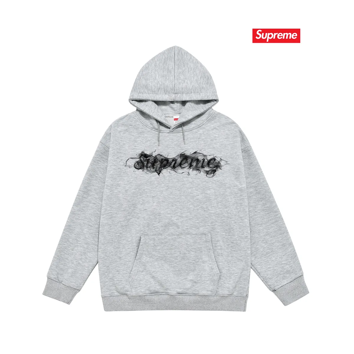 Style No. S2071 #terry P160💰 Velvet P170💰 Supreme Week0 Smoke Tee Smoke Logo smoke ring letter print hooded sweatshirt Made of 400g large terry 430g silver fox velvet (drop shoulder large version) fabric, soft texture and no pilling Imported environmentally friendly printing glue The pattern is bright and three-dimensional Quality 💥Same style for men and women The upper body is trendy Color: black white gray Size: S M L XL XXL