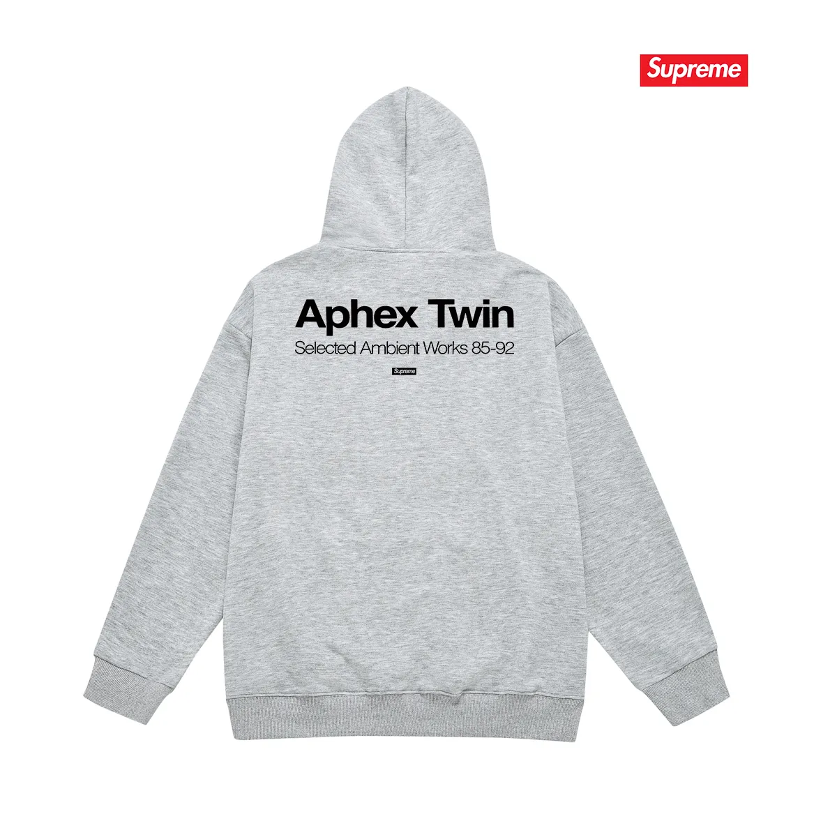 Style number S2131 #terry P160💰 Velvet P170💰 Aphex Twin joint model SS25 WEEK2 Ambient Works Tee printed hooded sweatshirt Made of 400g large terry 430g silver fox velvet (drop shoulder large version) fabric, soft texture and no pilling, imported environmentally friendly printing glue, bright and three-dimensional pattern, high quality 💥Same style for men and women, the upper body is trendy Color: Black White Gray Size: S M L XL XXL