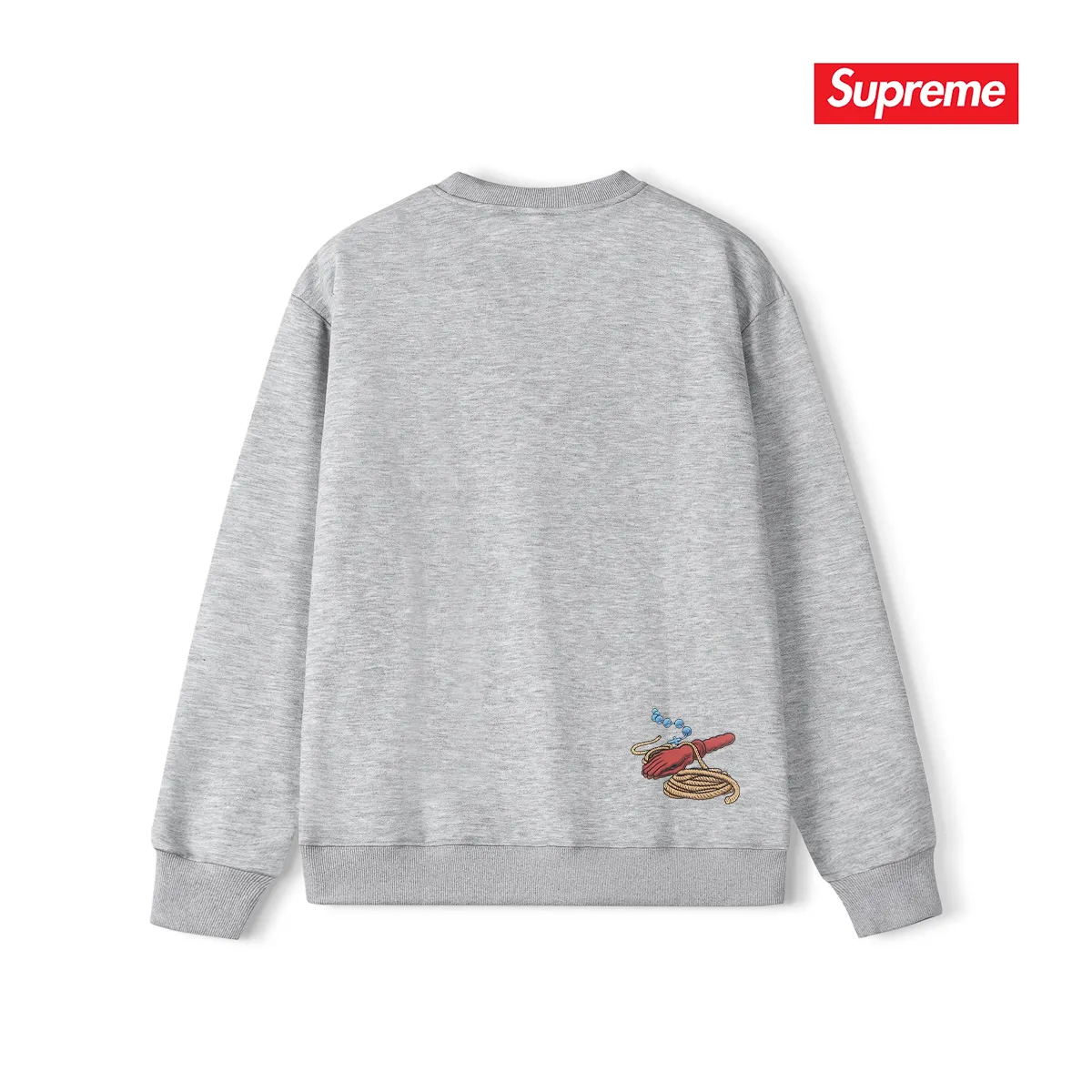 Style No. S1196 #terry p150💰 Plus velvet 160💰 Sup American trendy brand round neck sweatshirt Made of 400g large terry (drop shoulder large version) fabric, soft texture and no pilling Imported environmentally friendly printing glue The pattern is bright and three-dimensional Quality💥Same style for men and women The upper body is trendy Color: black white gray Size: S M L XL XXL
