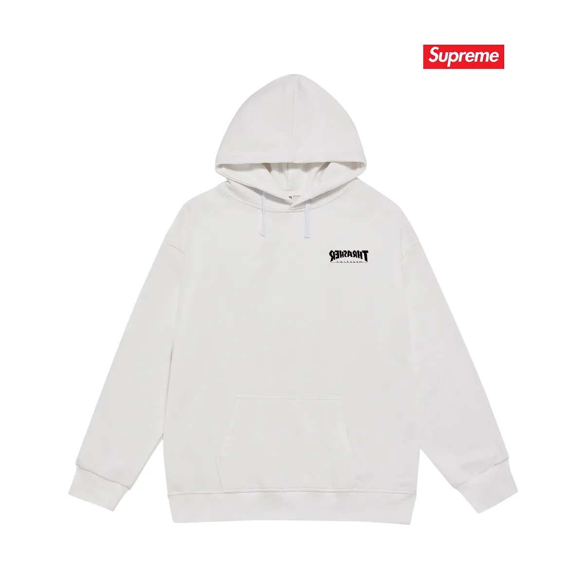 Style No. S2141 #terry P160💰 Velvet P170💰 Sup 78FW WEEK6 CROSS cross printed hooded sweatshirt Made of 400g large terry 430g silver fox velvet (drop shoulder large version) fabric, soft texture and no pilling Imported environmentally friendly printing glue The pattern is bright and three-dimensional Quality 💥Same style for men and women The upper body is trendy Color: black white gray Size: S M L XL XXL