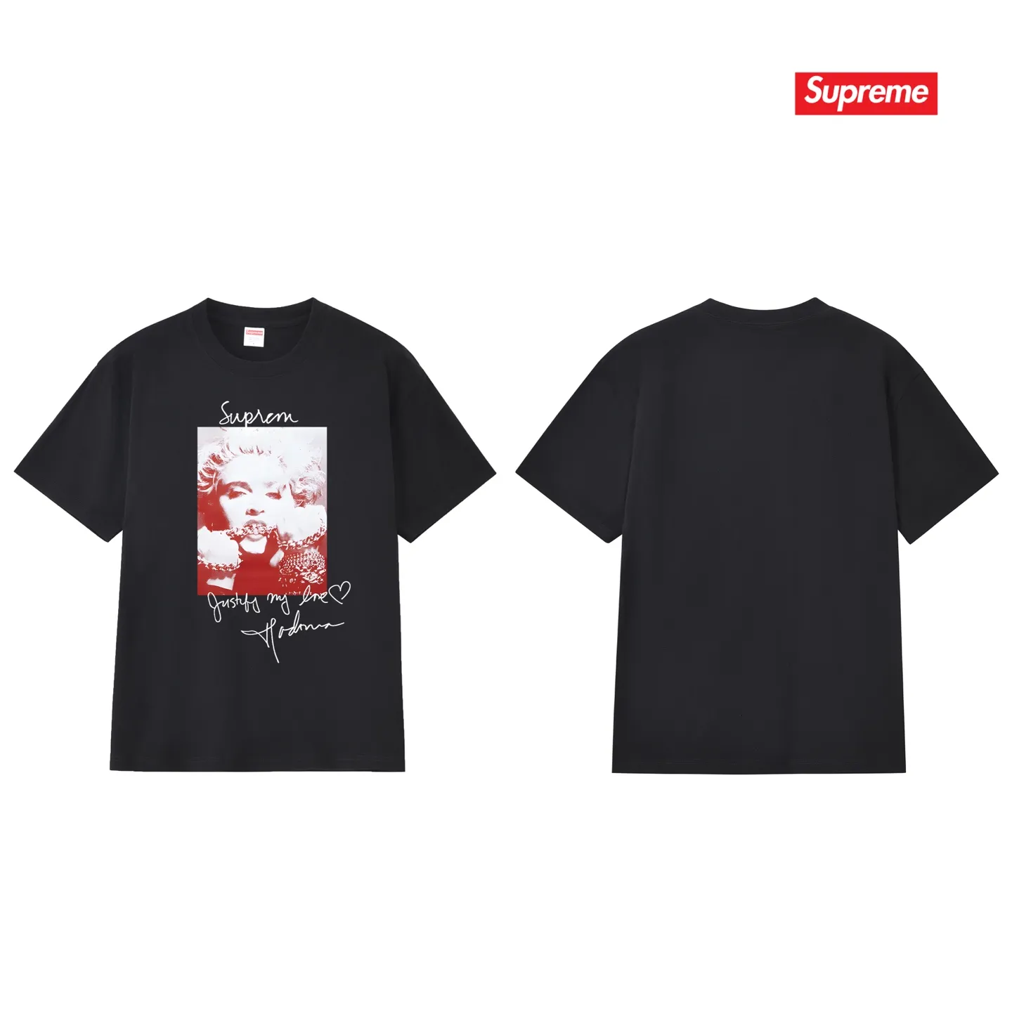 S206 P110💰 sup Pure cotton beauty brand half-sleeved men's and women's summer couple's base printed short-sleeved top T-shirt. Loose fit. Made of 260g combed cotton double yarn. All three standards are complete from fabric to accessories. ZP. Imported Matsui company's slurry printing will never crack. The whole piece is made of three-needle five-thread technology. The neckline-shoulder seam-sleeve seam is double-lined, which looks more three-dimensional and textured. The same process as the original version, classic version. Feel free to compare zp. The whole piece adopts three-needle five-thread craftsmanship (neckline-shoulder seam-sleeve seam double thread, which looks more three-dimensional and textured). It has the same craftsmanship as the original original, classic version. Color: black, white, light gray, pink, navy. Size: S M L XL XXL