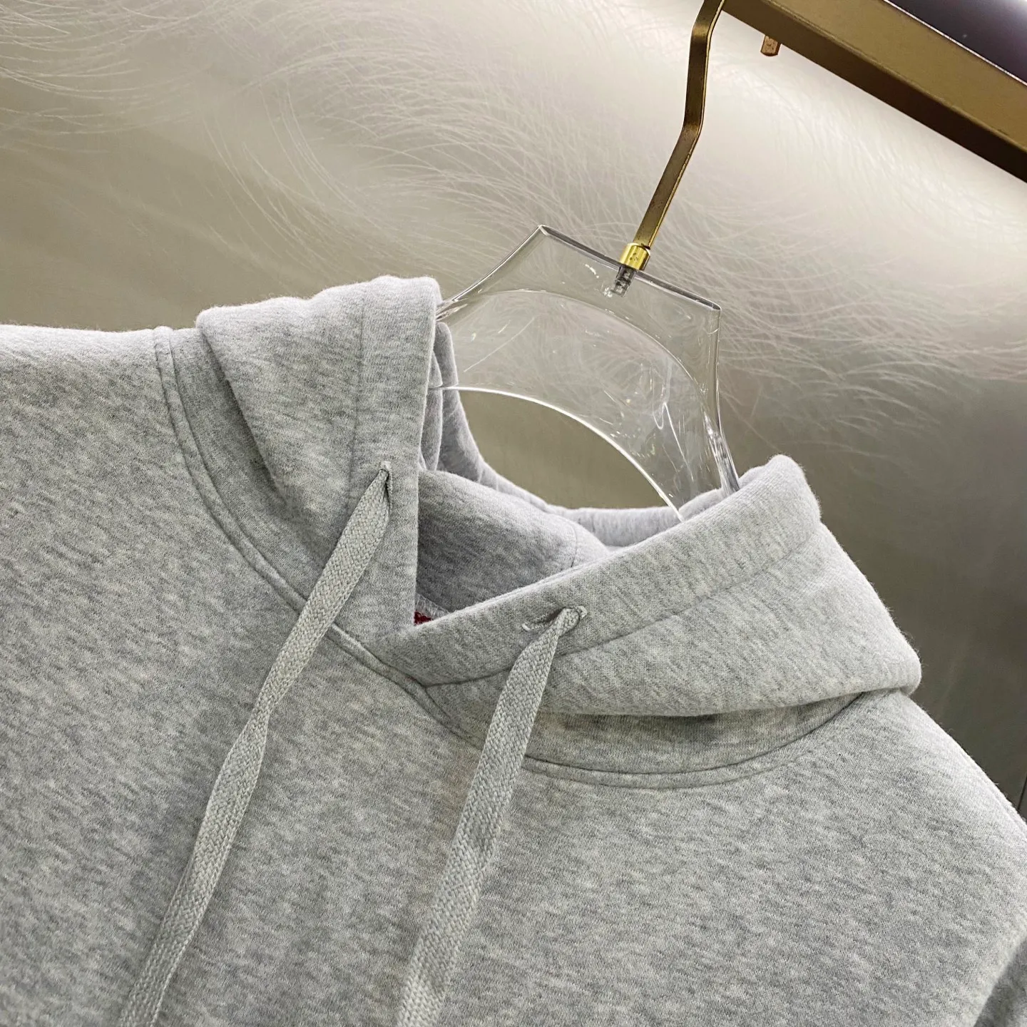 P310 SUPREME SS25 sweater knitted patchwork hooded sweatshirt Color: Black Gray Size: S M L XL