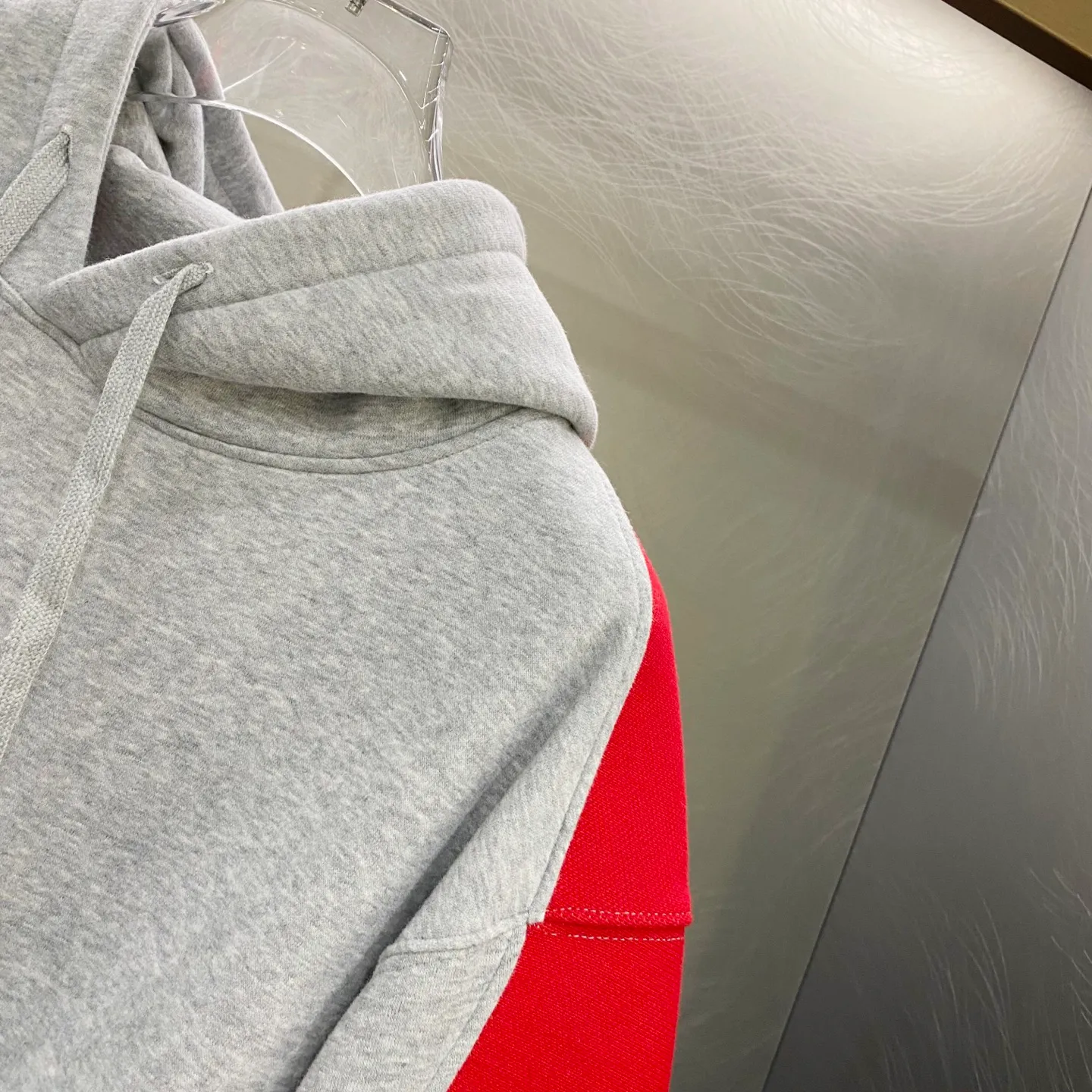 P310 SUPREME SS25 sweater knitted patchwork hooded sweatshirt Color: Black Gray Size: S M L XL