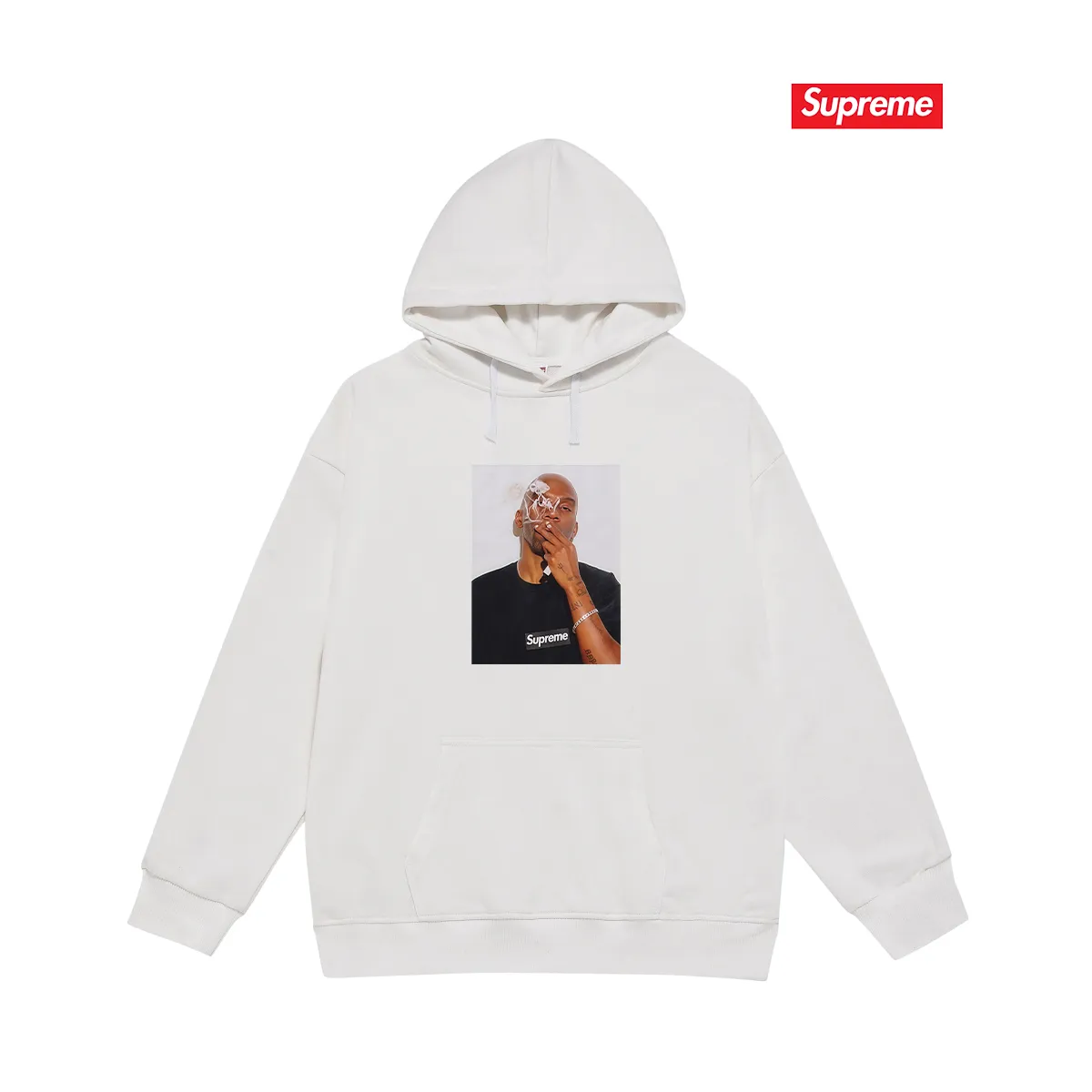 Style No. S2172 #terry P160💰 Velvet P170💰 Sup SS25 WEEK18SummerTee Dean Blunt character print hooded sweatshirt Made of 400g large terry 430g silver fox velvet (off-shoulder large version) fabric, soft texture and no pilling Imported environmentally friendly printing glue The pattern is bright and three-dimensional Quality 💥Same style for men and women The upper body is trendy Color: black white Gray Size: S M L XL XXL