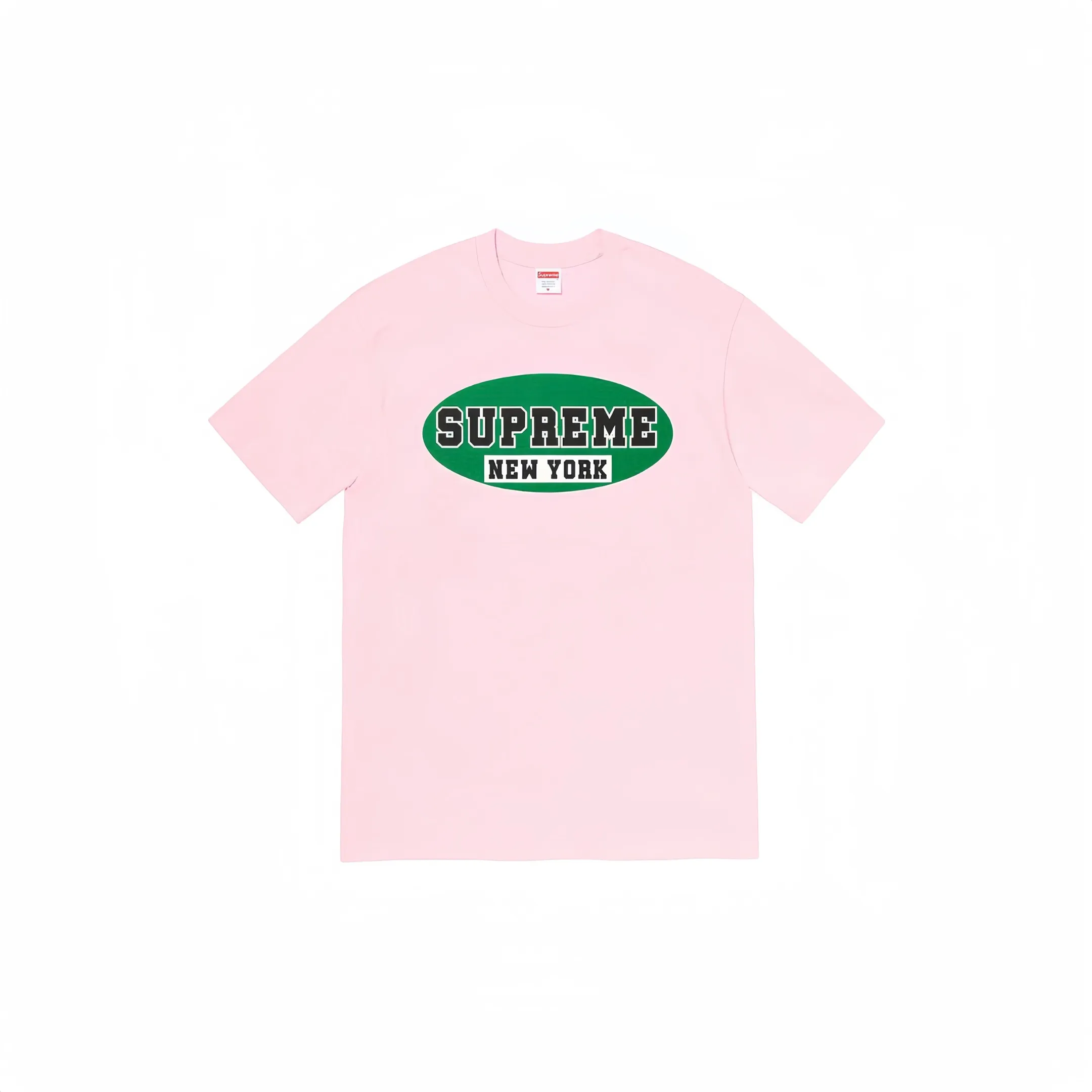 #S20 P110💰 Supreme SS23 Week 1 NEW YORK TEE Retro Logo printed round neck straight short-sleeved T-shirt. The same style for men and women is made of 260g combed cotton double yarn. From fabrics to accessories, all three standards are complete and follow ZP. Imported Matsui company's slurry printing will never crack. The whole piece adopts three-needle five-thread technology. The neckline-shoulder seam-sleeve seam is double-lined, which looks more three-dimensional and textured.) The same process as the original version, classic version Feel free to compare zp. The whole piece adopts three-needle five-thread craftsmanship (neckline-shoulder seam-sleeve seam double thread, which looks more three-dimensional and textured). It has the same craftsmanship as the original original, classic version. Color: black, white, blue, pink, red, gray. Size: S M L XL XXL
