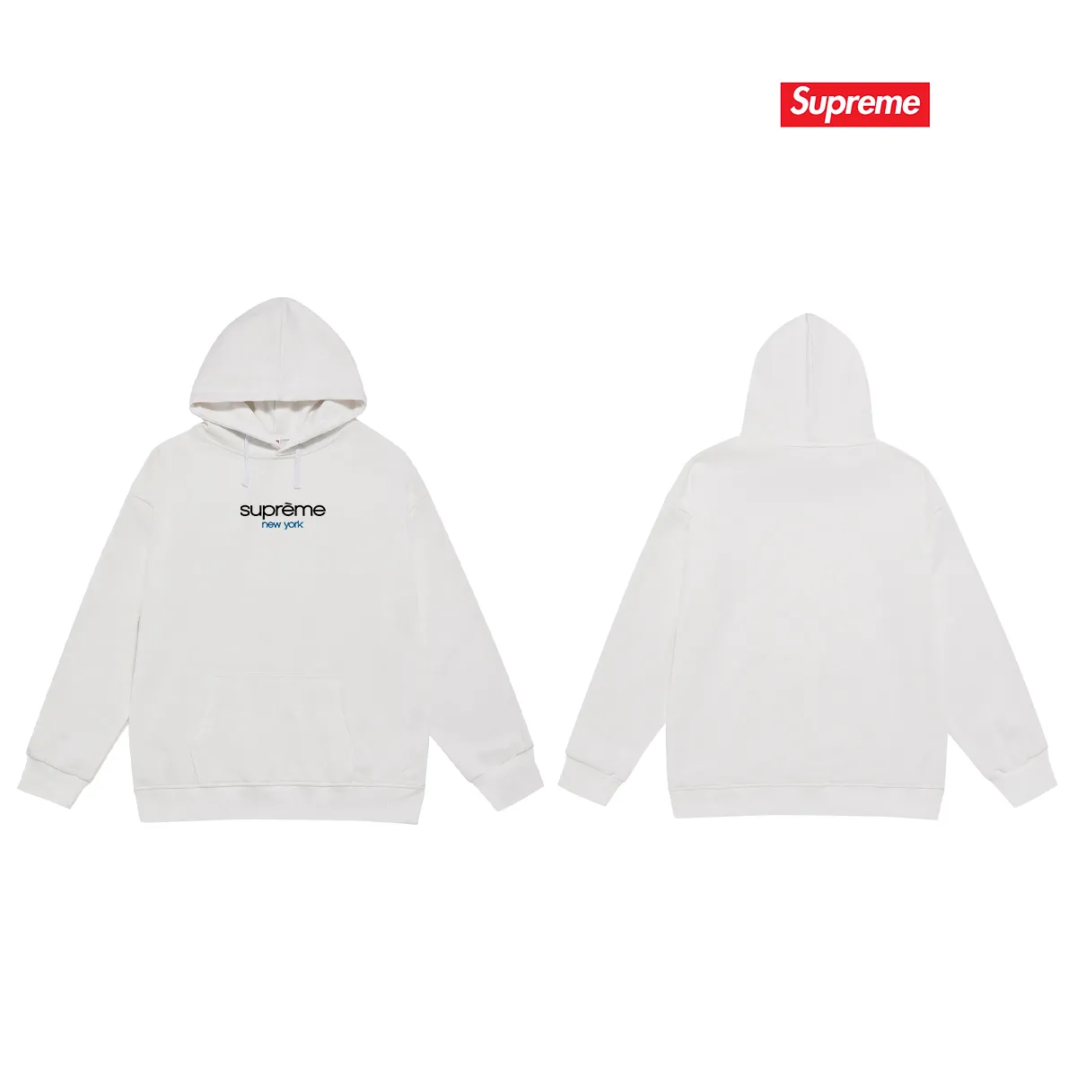 Style No. S2161 #terry P160💰 Velvet P170💰 SUP 74SS Classic Logo Tee classic logo hooded sweatshirt Made of 400g large terry 430g silver fox velvet (off-shoulder large version) fabric, soft and non-pilling, imported environmentally friendly printing glue, bright and three-dimensional pattern, quality 💥Same style for men and women, the upper body is trendy Color: black white gray Size: S M L XL XXL