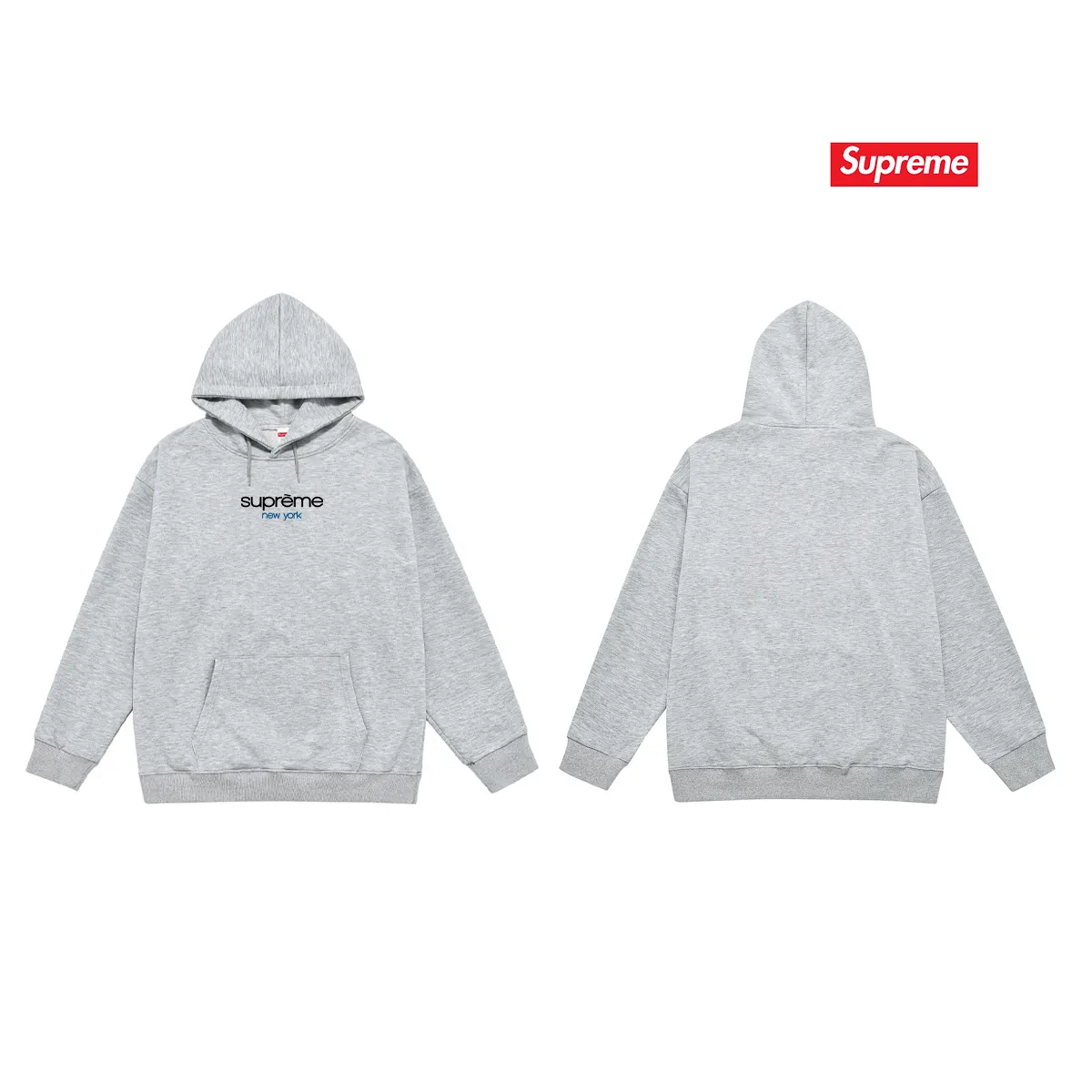 Style No. S2161 #terry P160💰 Velvet P170💰 SUP 74SS Classic Logo Tee classic logo hooded sweatshirt Made of 400g large terry 430g silver fox velvet (off-shoulder large version) fabric, soft and non-pilling, imported environmentally friendly printing glue, bright and three-dimensional pattern, quality 💥Same style for men and women, the upper body is trendy Color: black white gray Size: S M L XL XXL