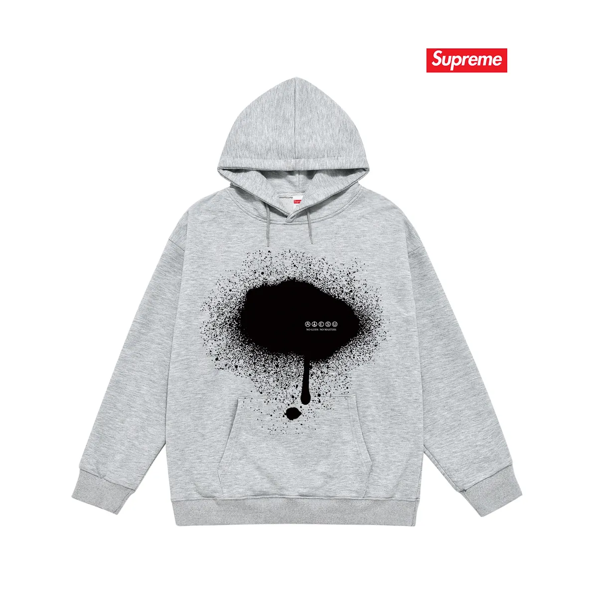 Style No. S2104 #terry P160💰 Velvet P170💰 Supreme co-branded SS23 Week6 TAG TEE slogan printed hooded sweatshirt. Made of 400g large terry 430g silver fox velvet (drop shoulder large version) fabric. The texture is soft and non-pilling. Imported environmentally friendly printing glue. The pattern is bright and three-dimensional. Quality 💥Same style for men and women. The upper body is trendy. Color: black white gray Size: S M L XL XXL