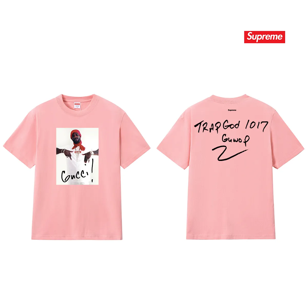 S199 P110💰 SUP FW16 Kuci Mane Tee White short-sleeved pure cotton high-end T-shirt with character printing. Loose fit. Made of 260g combed cotton double yarn. All three standards are complete from fabrics to accessories. ZP. Imported Matsui company’s slurry printing will never crack. The whole piece adopts three-needle five-thread technology. The neckline-shoulder seam-sleeve seam is double-lined, which looks more three-dimensional and textured. The same process as the original version, classic version. Feel free to compare zp. The whole piece adopts three-needle five-thread craftsmanship (neckline-shoulder seam-sleeve seam double thread, which looks more three-dimensional and textured). It has the same craftsmanship as the original original, classic version. Color: black, white, light gray, pink, navy. Size: S M L XL XXL